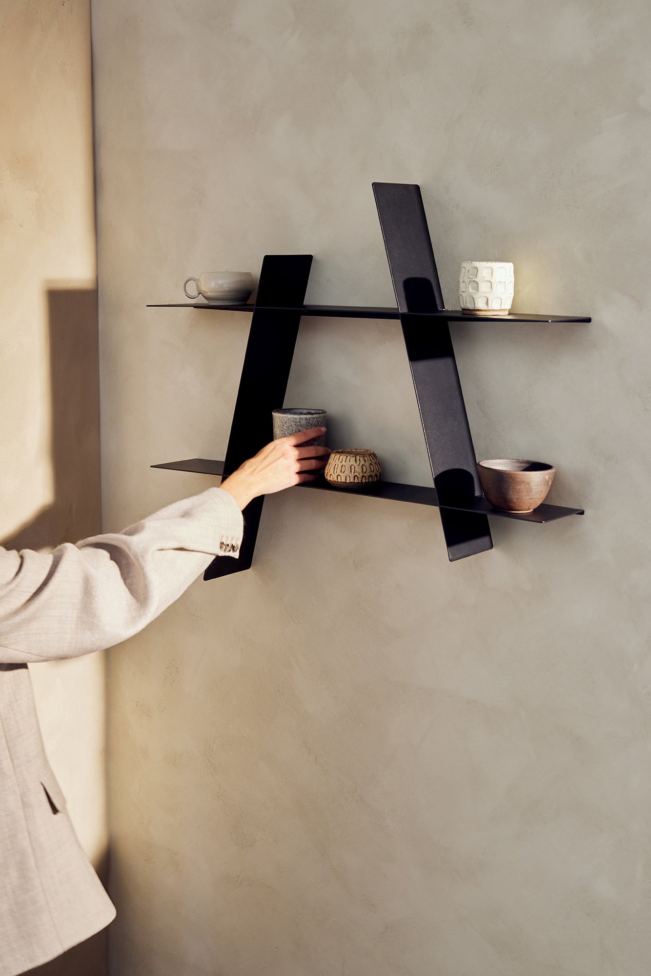 ANDERSEN A-Shelf Large - Black Steel