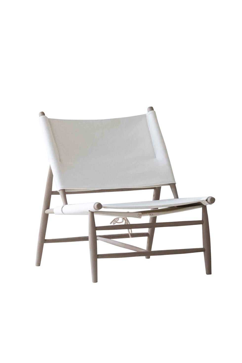 JONES Simple Chair w/White Seat - Smokey Grey