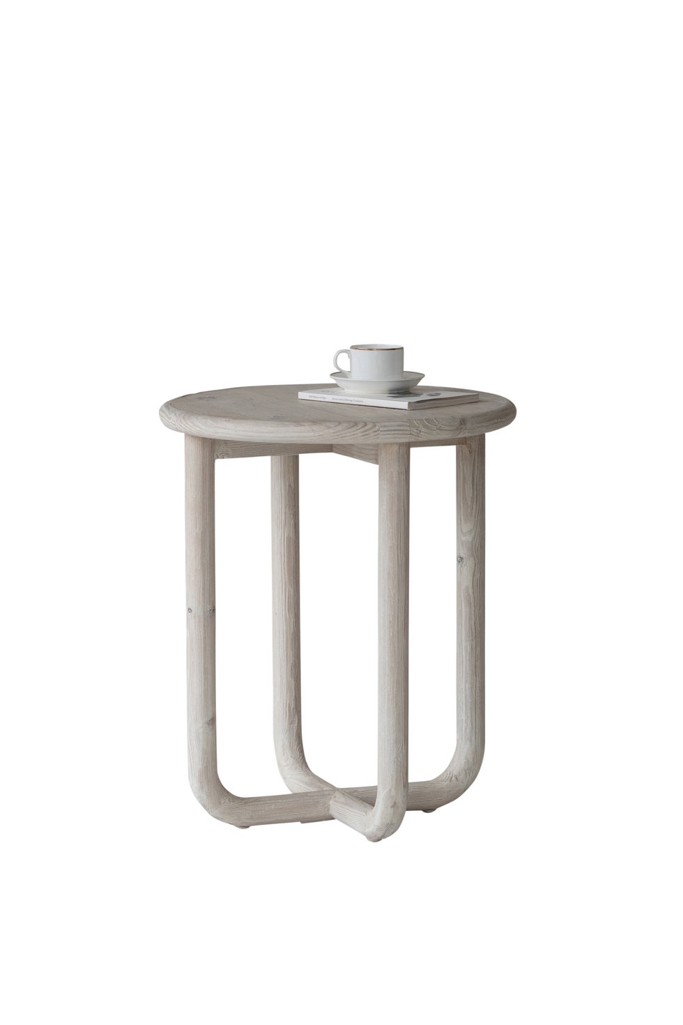 JONES Cross Side Table - White Wash*