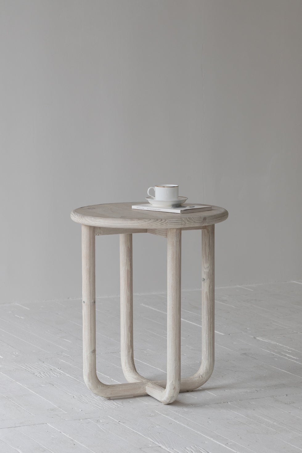 JONES Cross Side Table - White Wash*