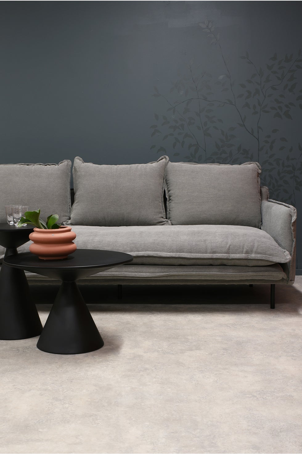 LOUIS Sofa 3-Seater - Grey