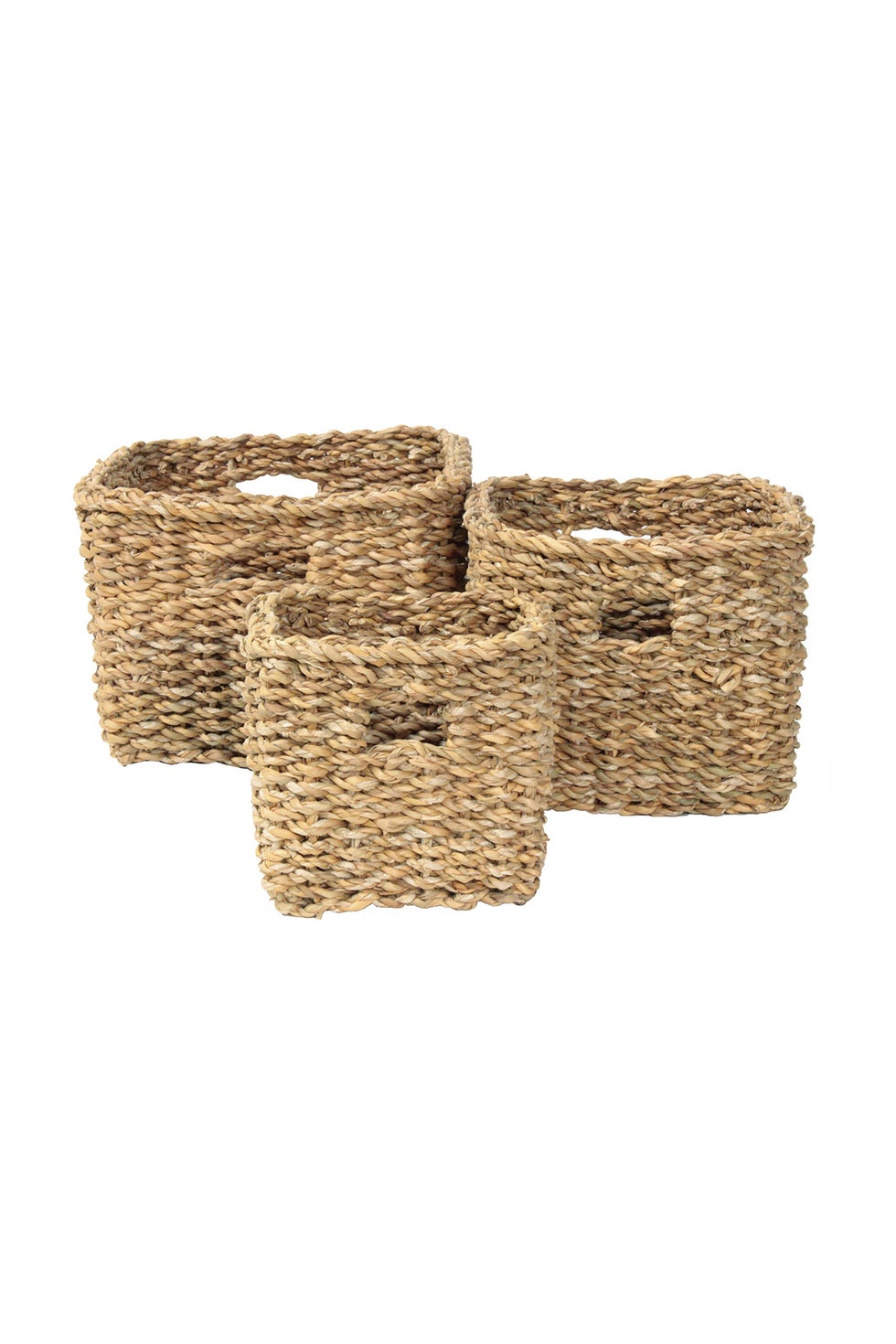 Briar Small Square Baskets S/3