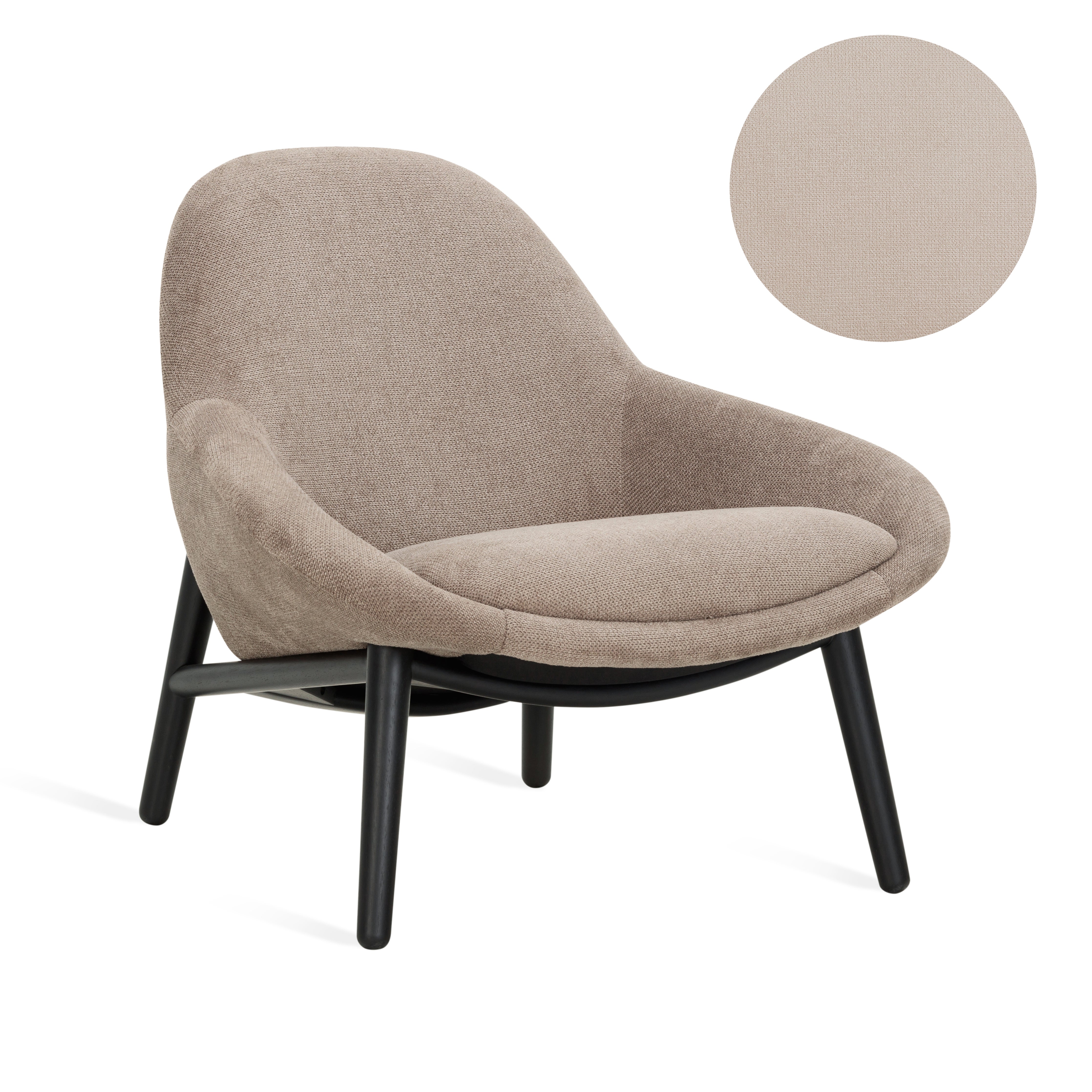 The Perrie Chair - Soft Textured Taupe
