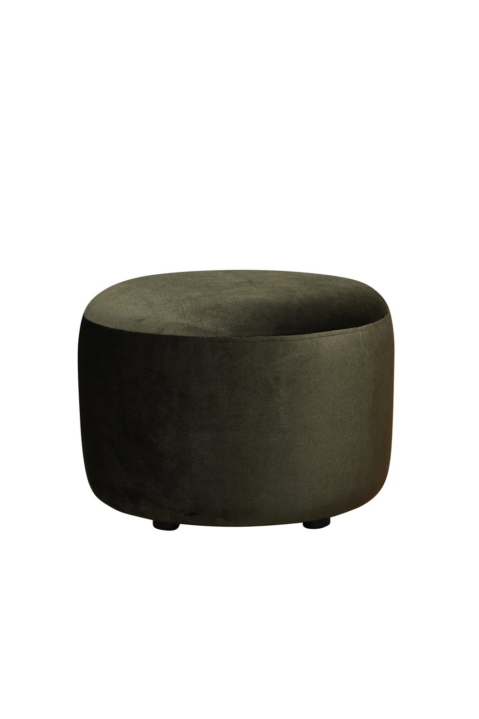 The Estella Ottoman - Velvet Ranger Green