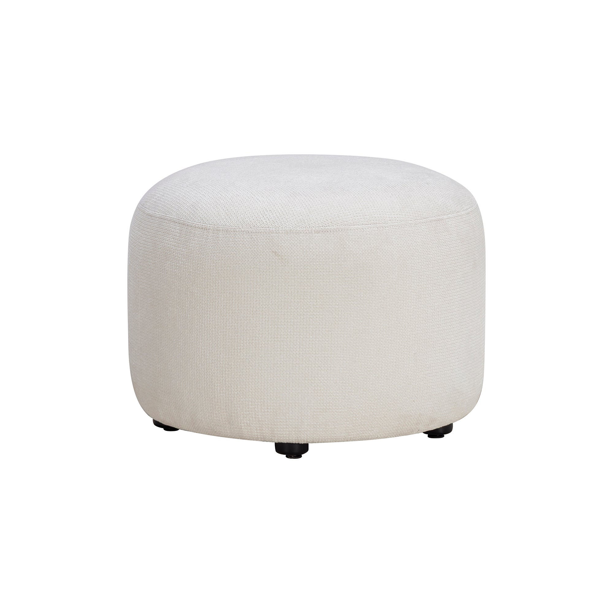 The Estella Ottoman - Soft Textured Ivory