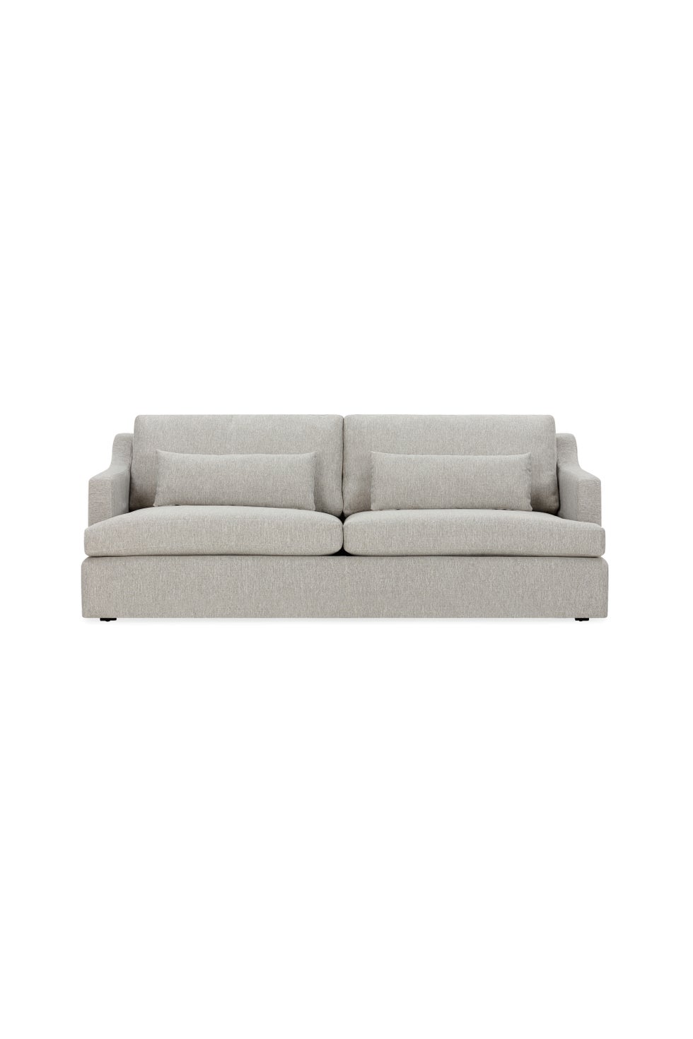 The Rhys 2-Seater Sofa Slipcover - Woven Oyster
