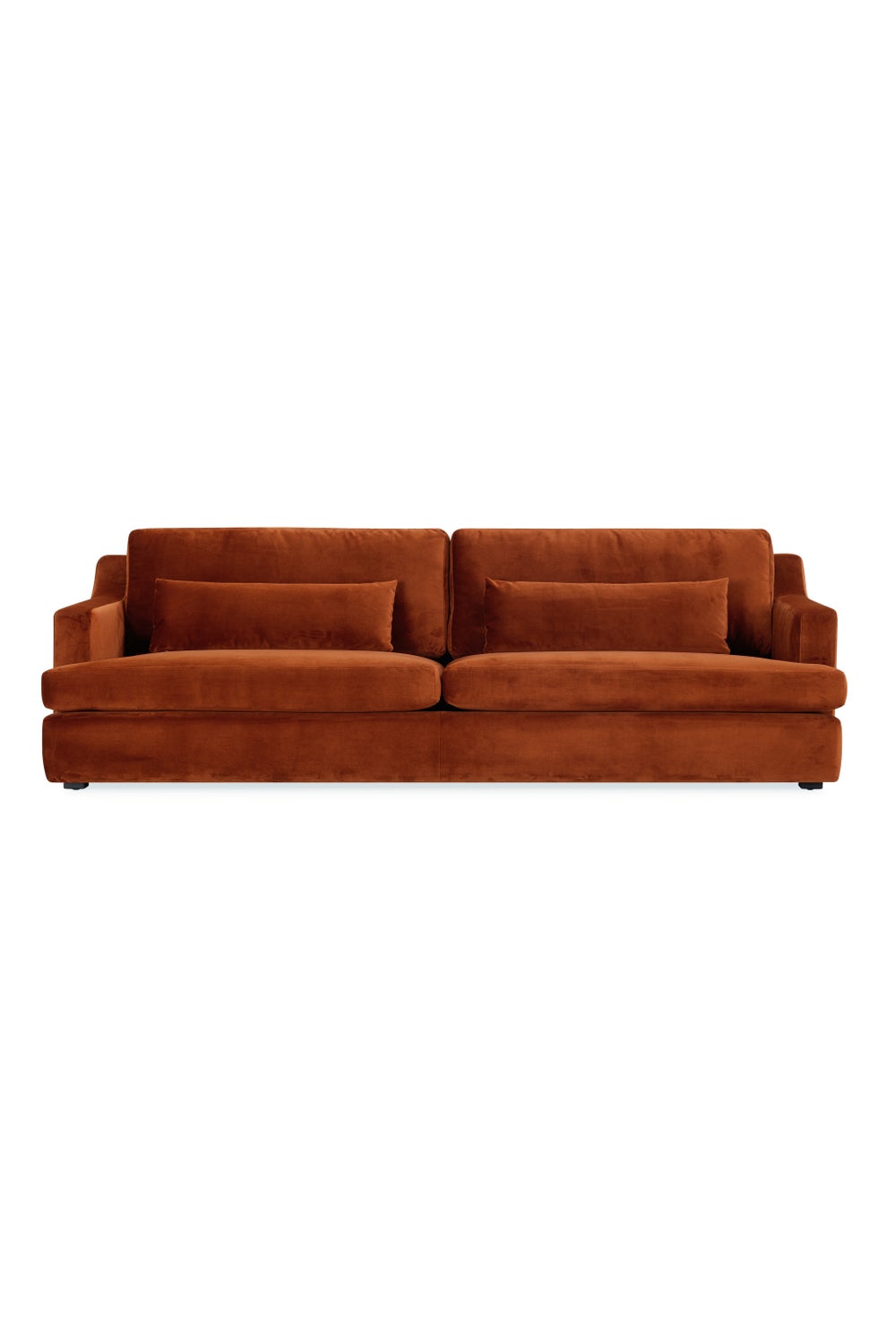 The Rhys Sofa - Velvet Gingerbread