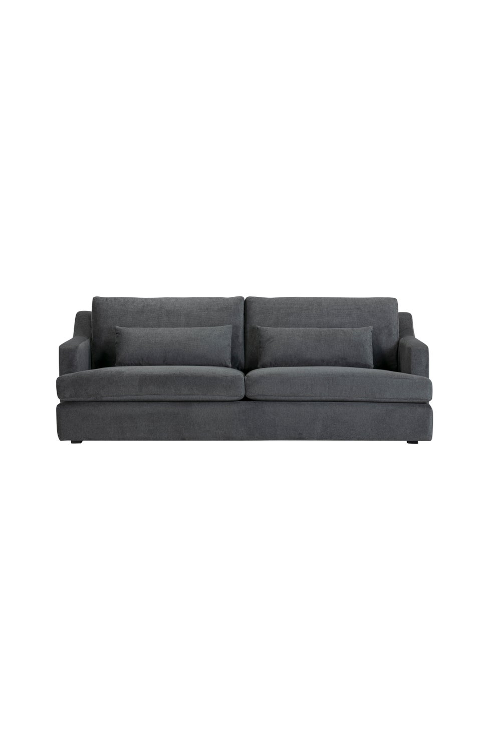 The Rhys Sofa - Soft Textured Greyed Green