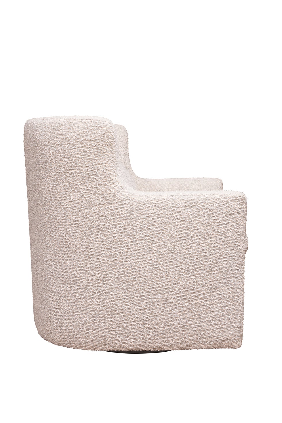 BAXTER Oscar Swivel Chair - Textured Cream