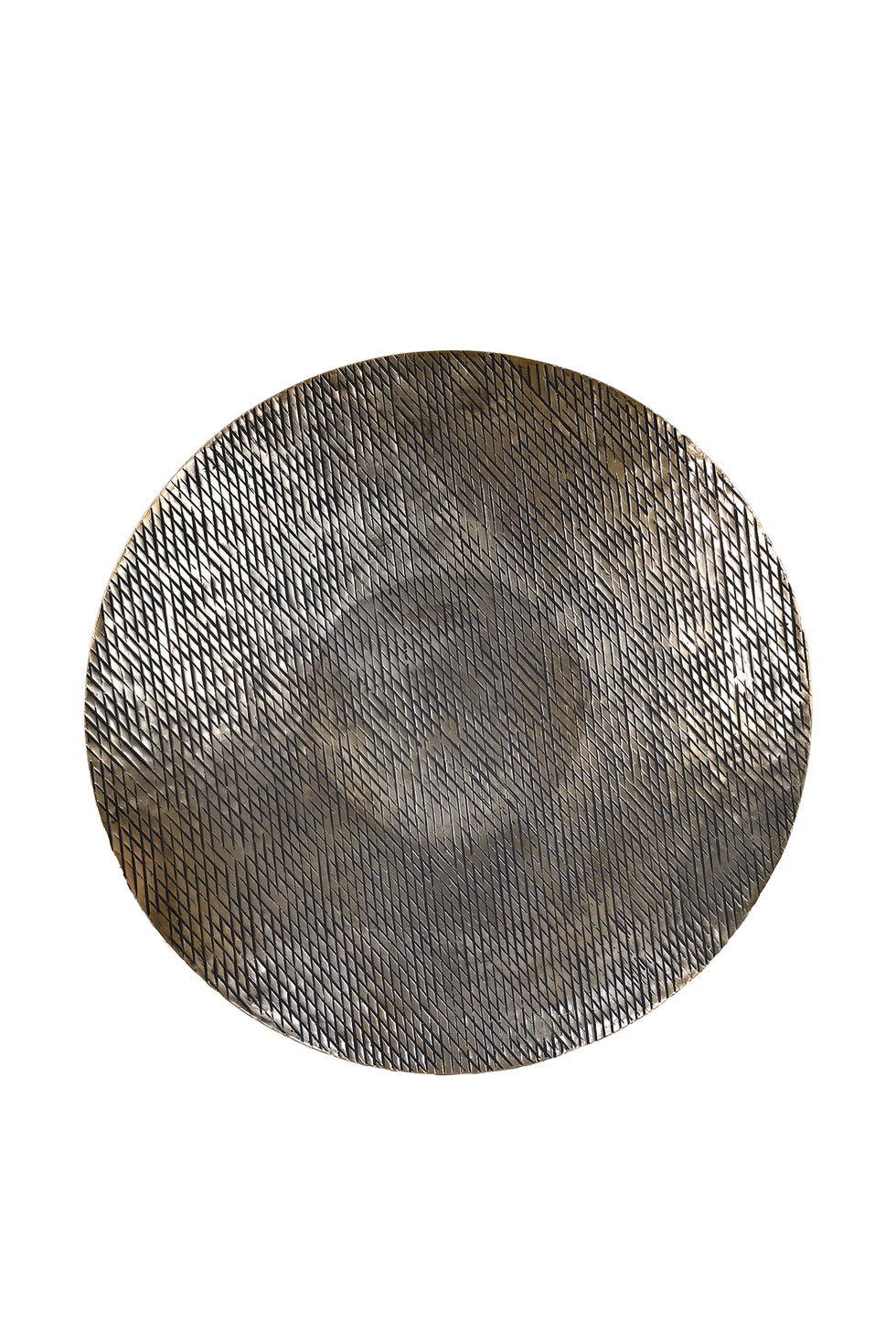 ANKARA Diamond Plate X-Large - Vintage Brass Finish