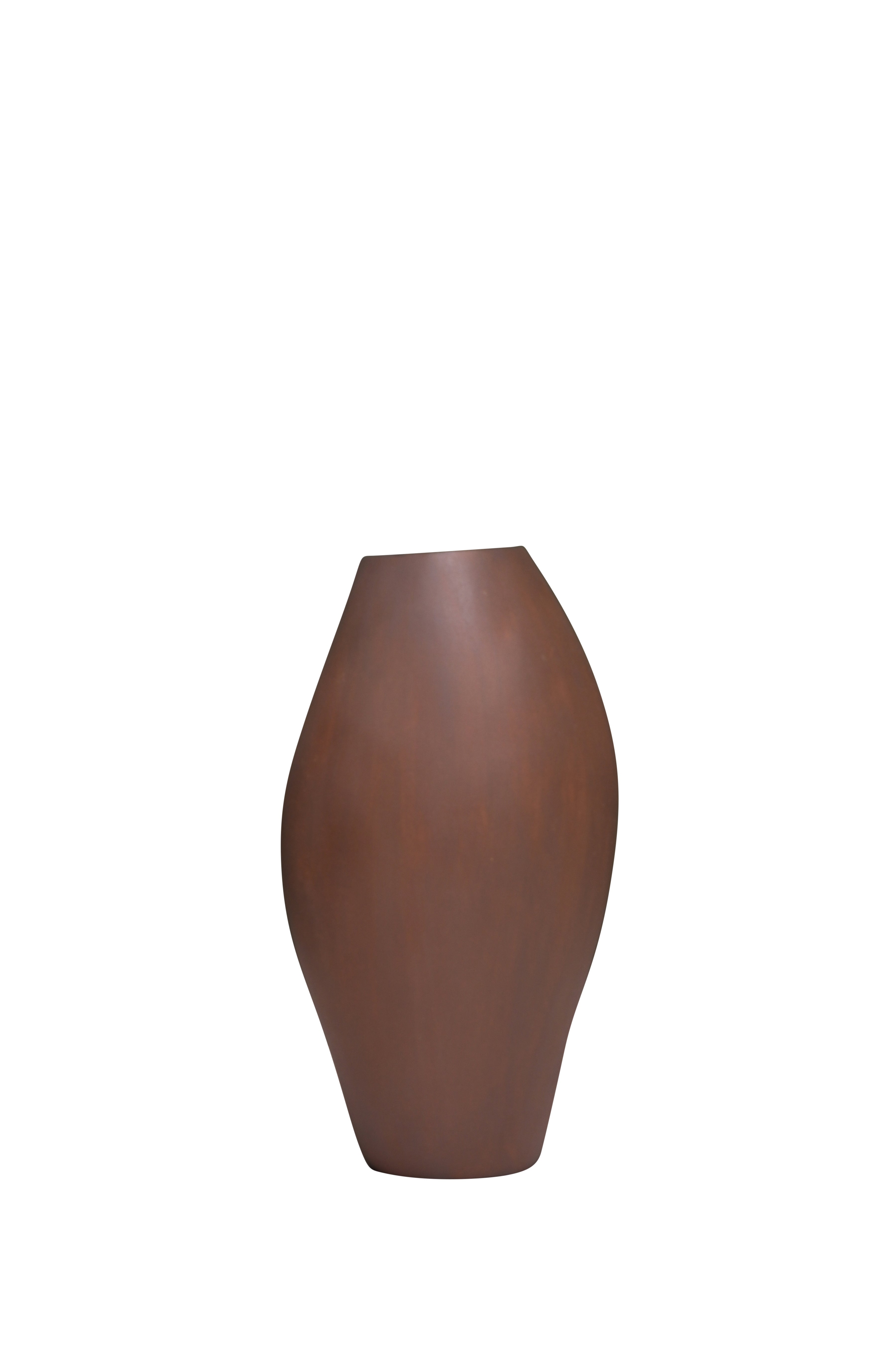 Louisa Vase Short - Washed Bronze