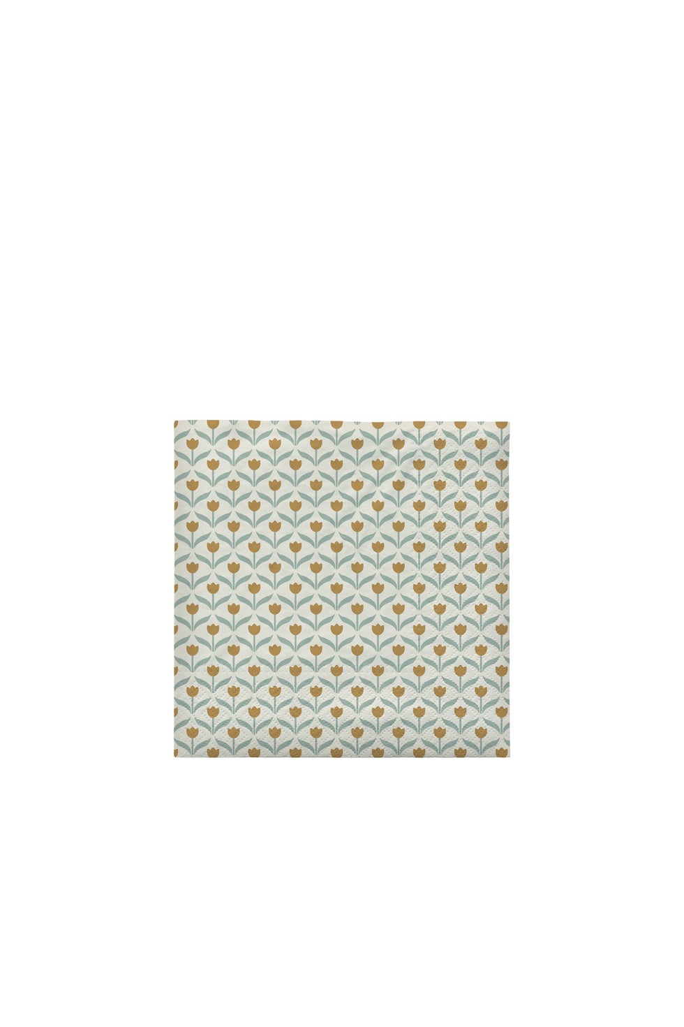 BROSTE Paper Napkin Tulip - Golden Yellow/Desert Sage*