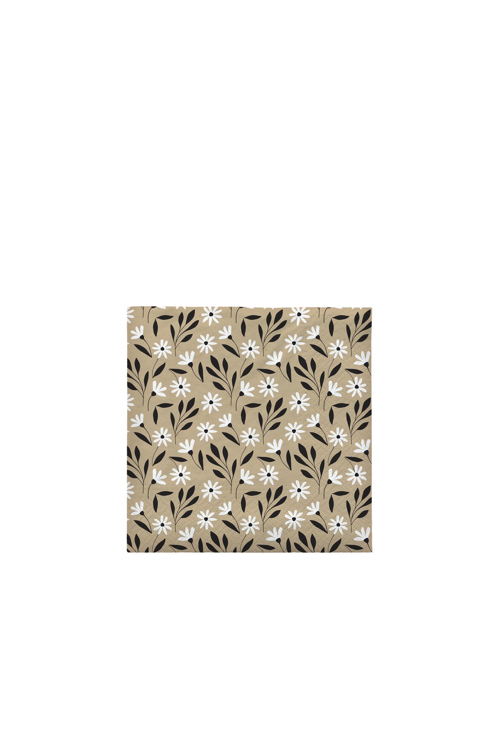 BROSTE Paper Napkin Meadow - Beige/Black