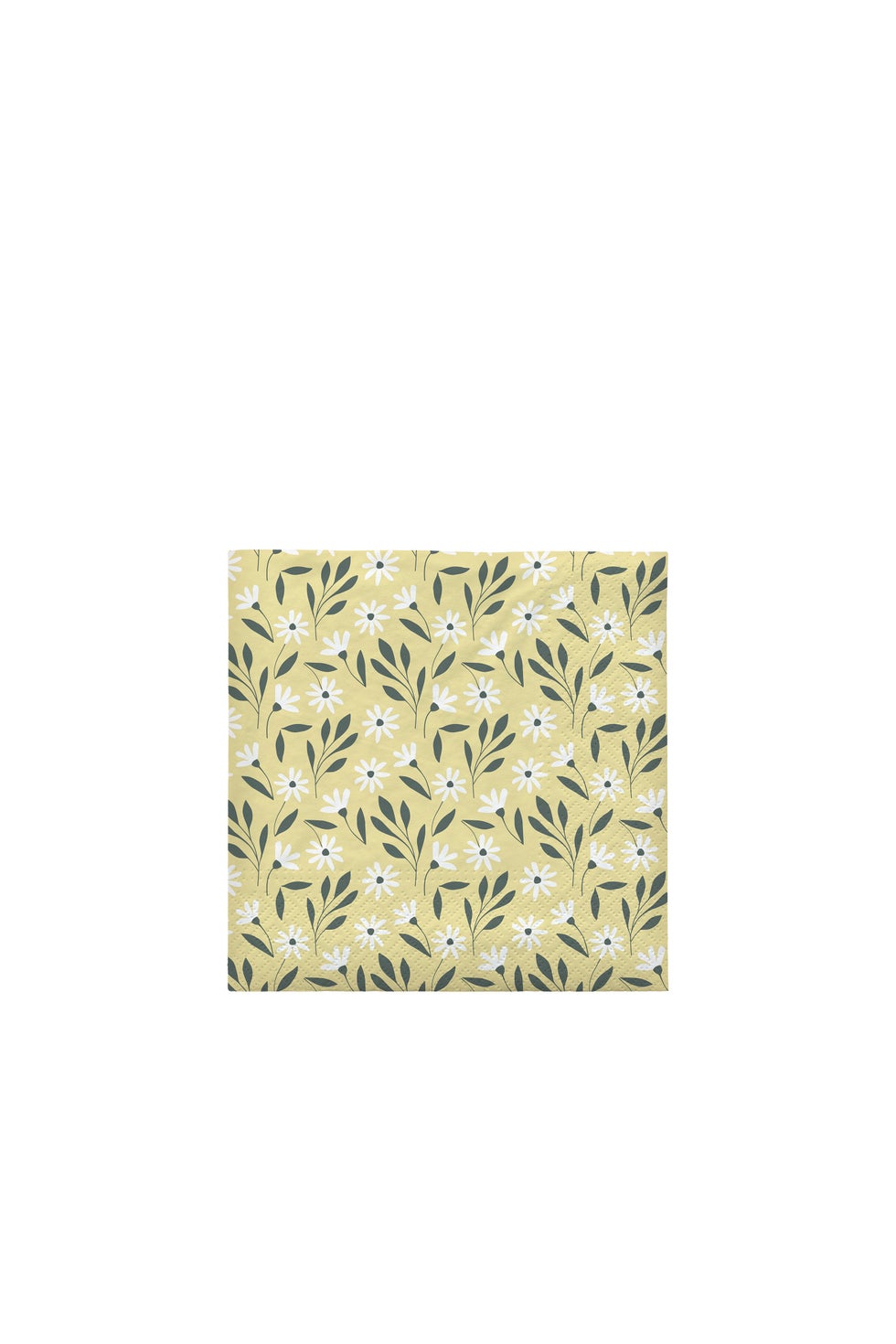 BROSTE Paper Napkin Meadow - Yellow/Dark Green*