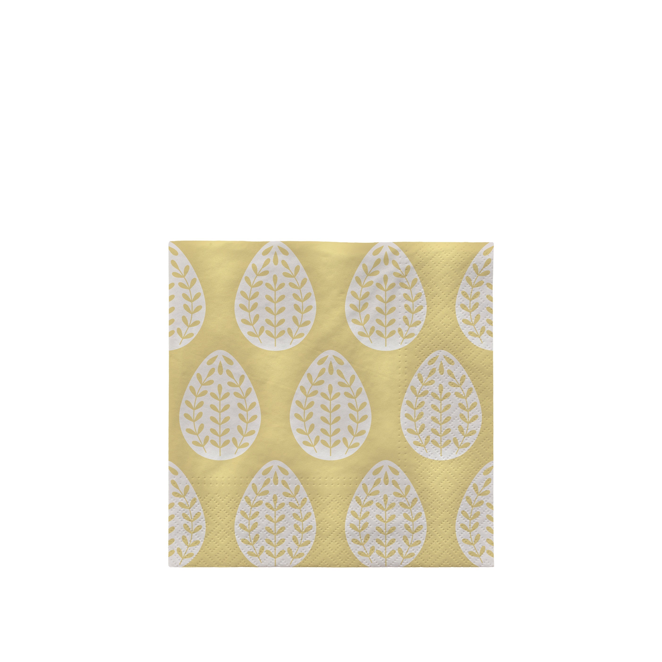 BROSTE Paper Napkin Egga - Butter Yellow/White