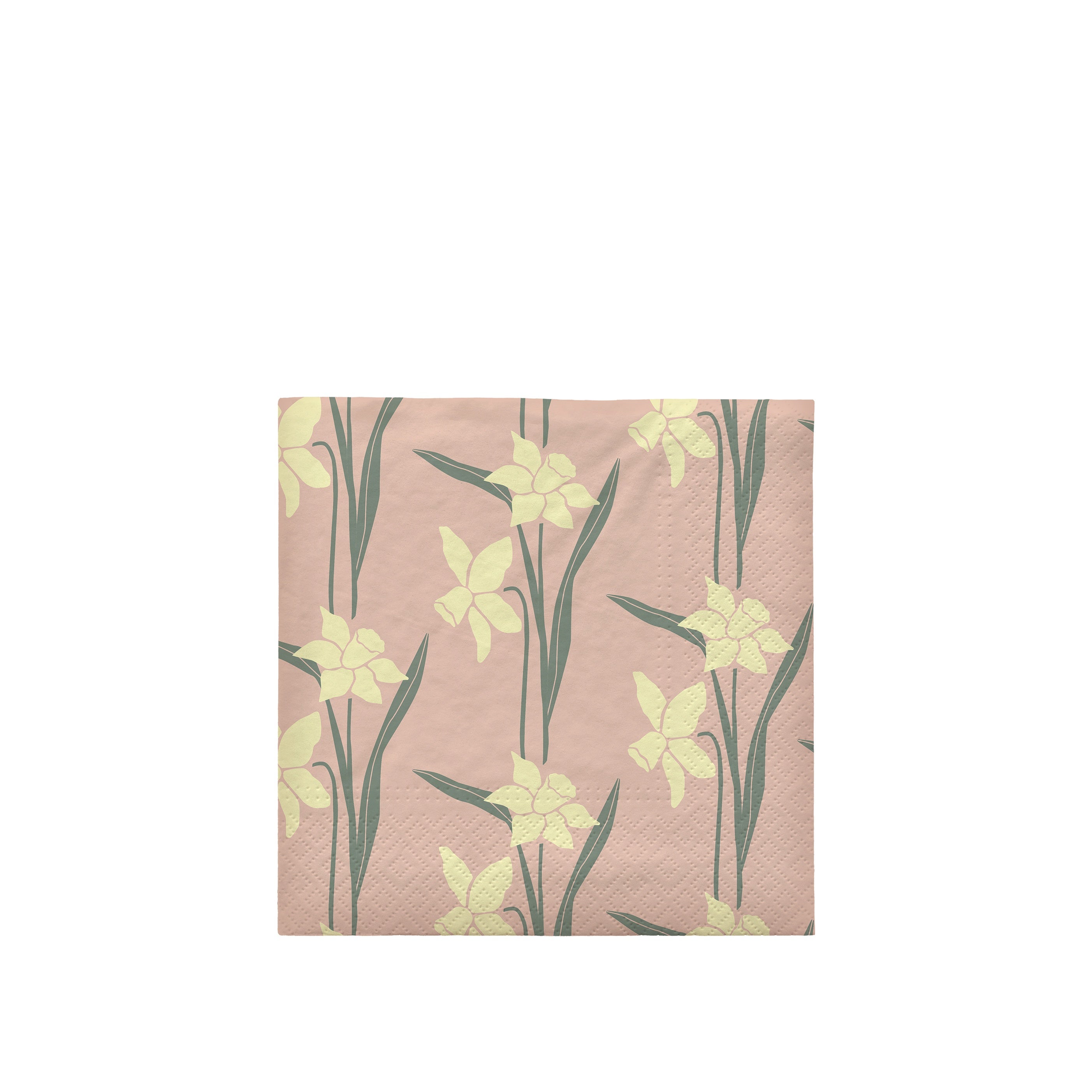 BROSTE Paper Napkin Daffodil - Butter Yellow/Dusty Pink