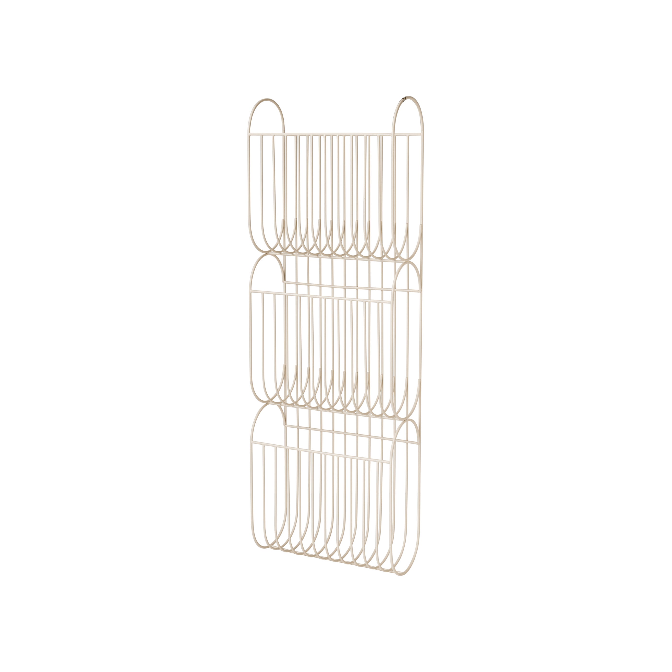 BROSTE Magazine Holder Maggie 3-Tier - Cream
