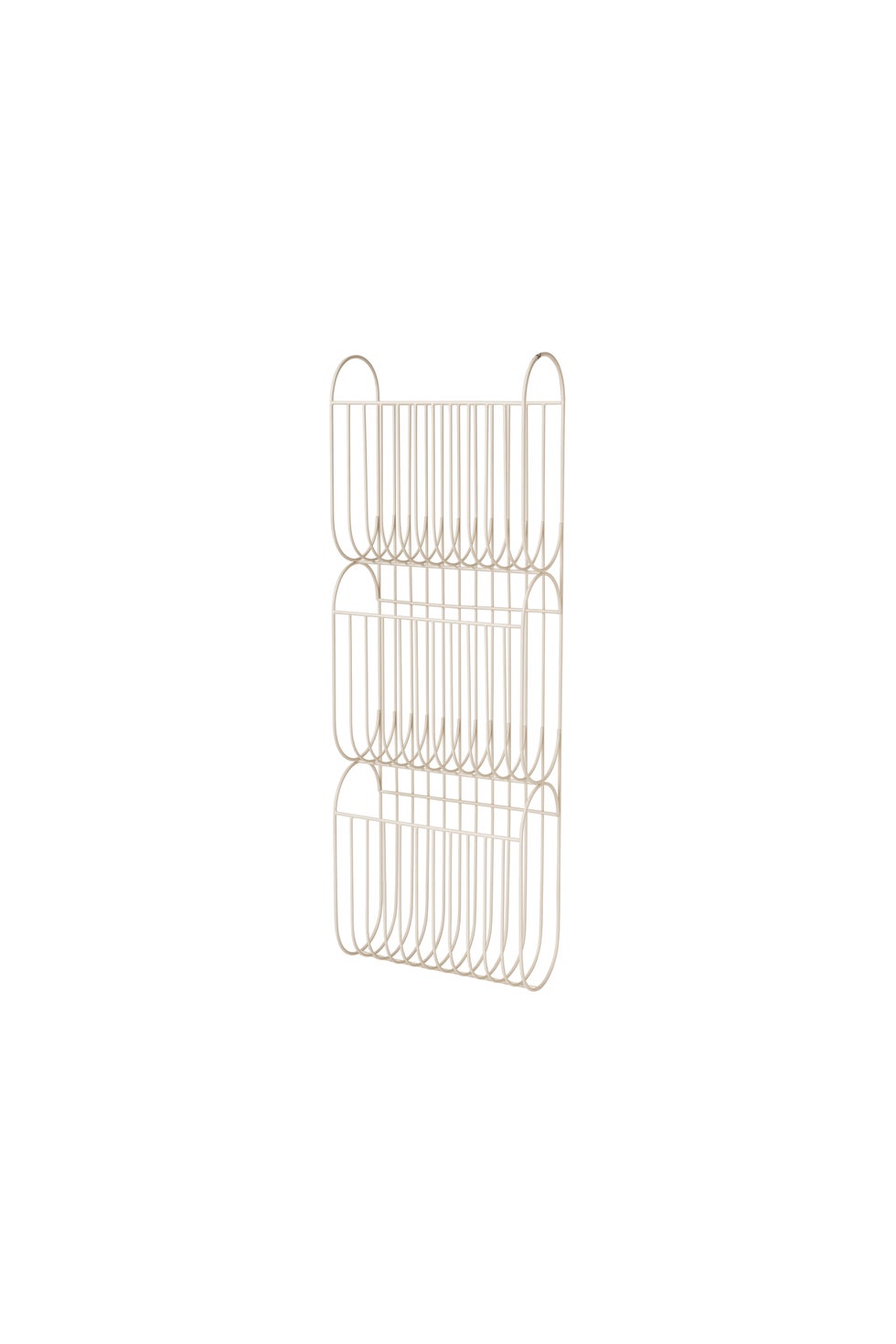 BROSTE Magazine Holder Maggie 3-Tier - Cream