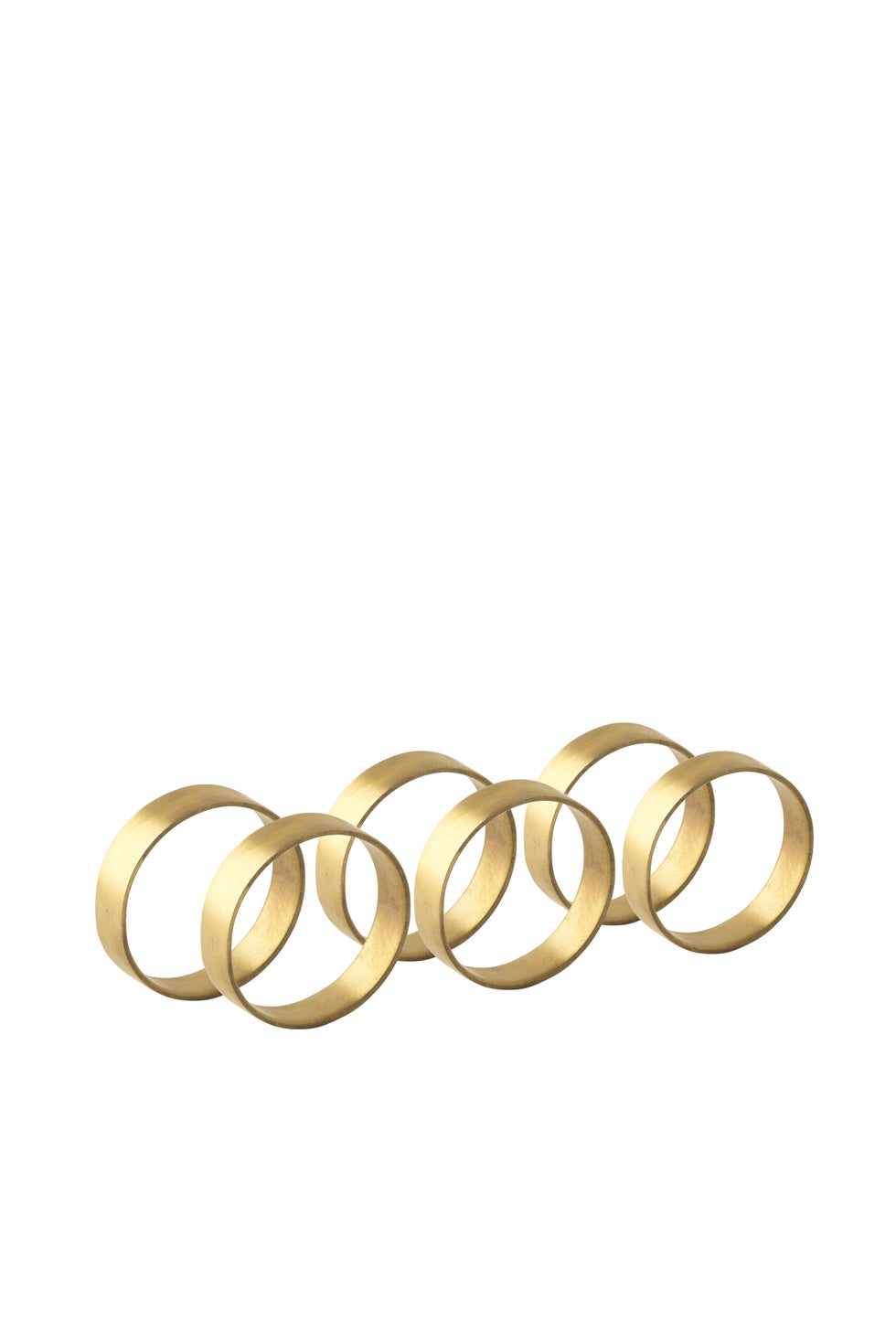 BROSTE Napkin Ring S/6 - Brass