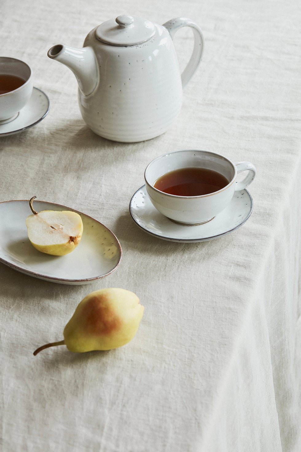 BROSTE Nordic Sand Large Cup & Saucer