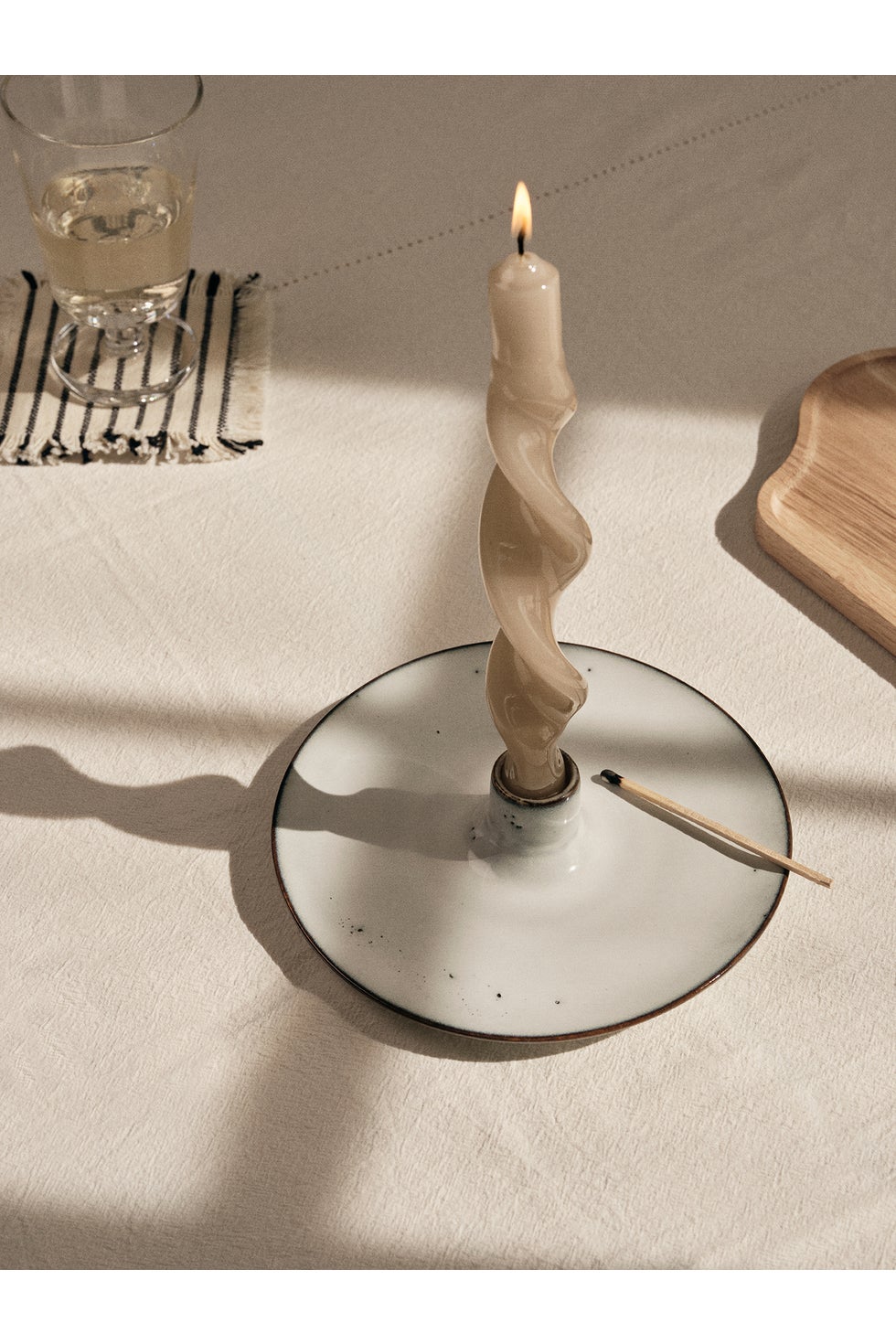 BROSTE Nordic Sand Candleholder