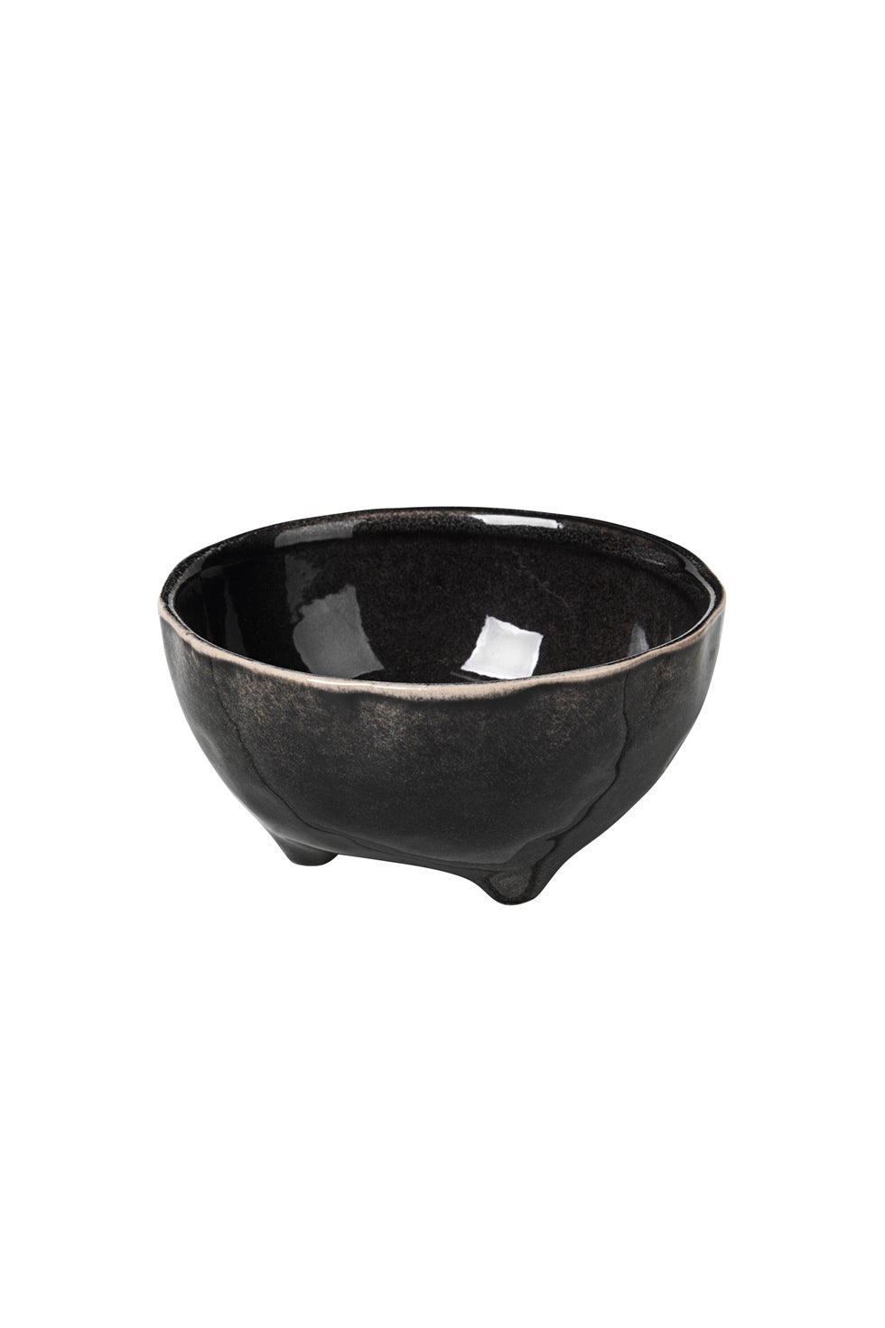 BROSTE Nordic Coal Large Bowl w/Feet*