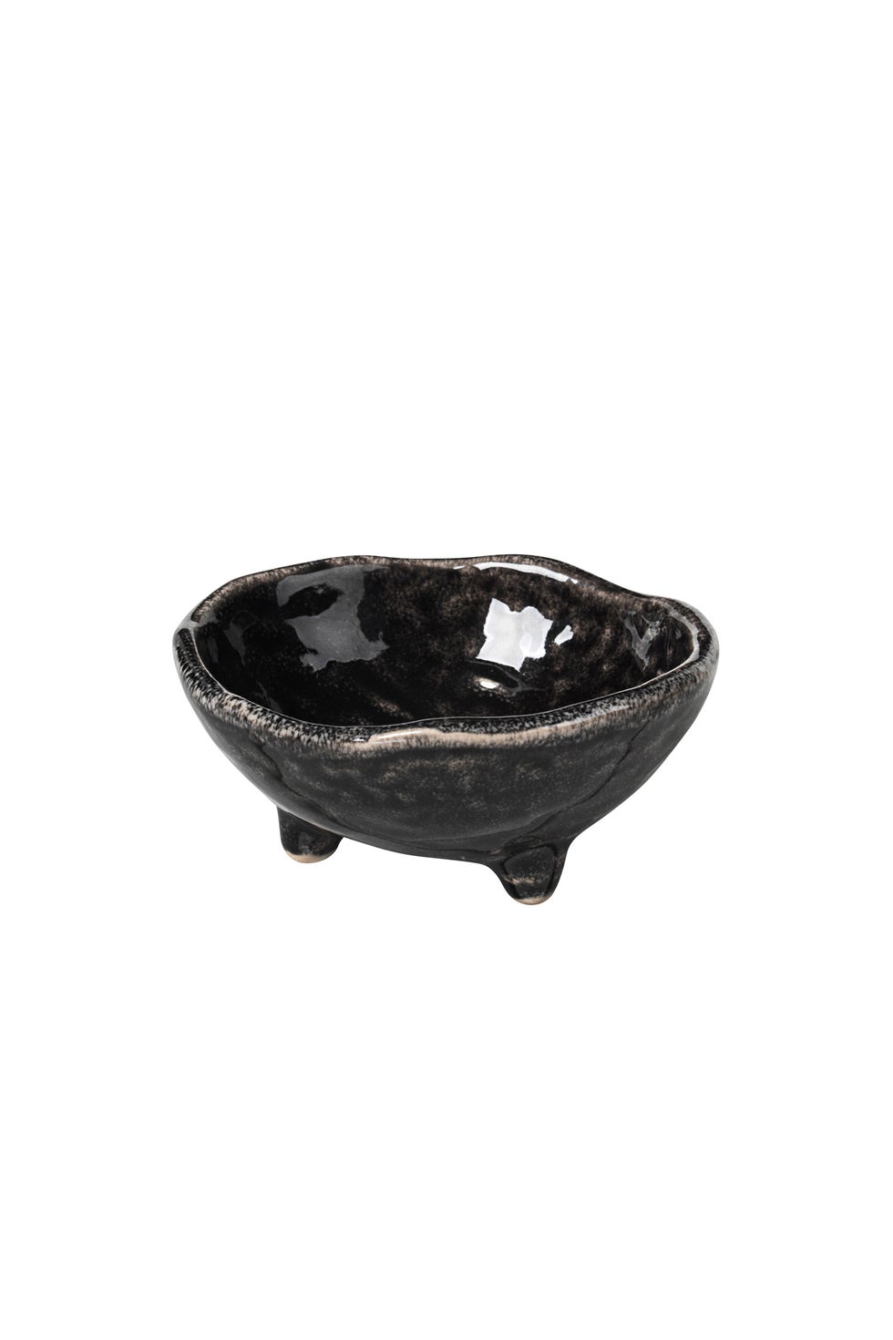 BROSTE Nordic Coal Small Bowl w/Feet*