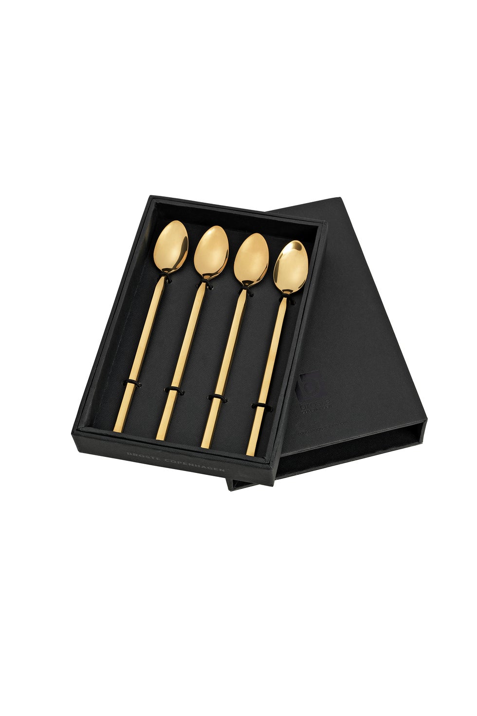 BROSTE Cutlery Tvis Long Spoons S/4 Gold*