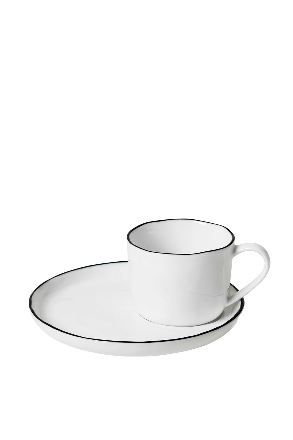 BROSTE Salt Cup & Saucer Small