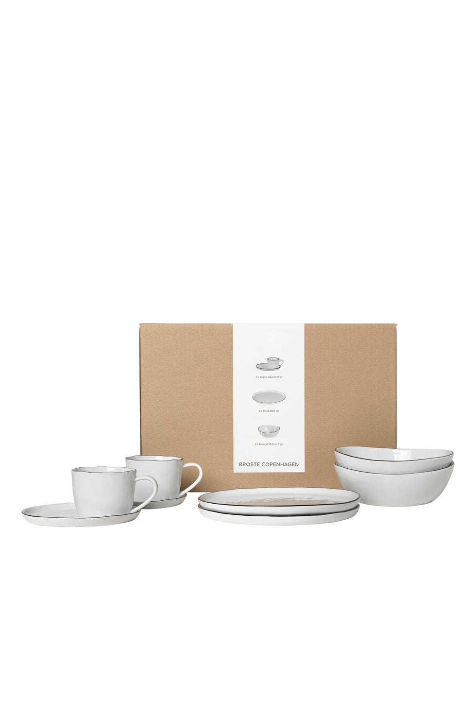 BROSTE Salt Breakfast Set for 2