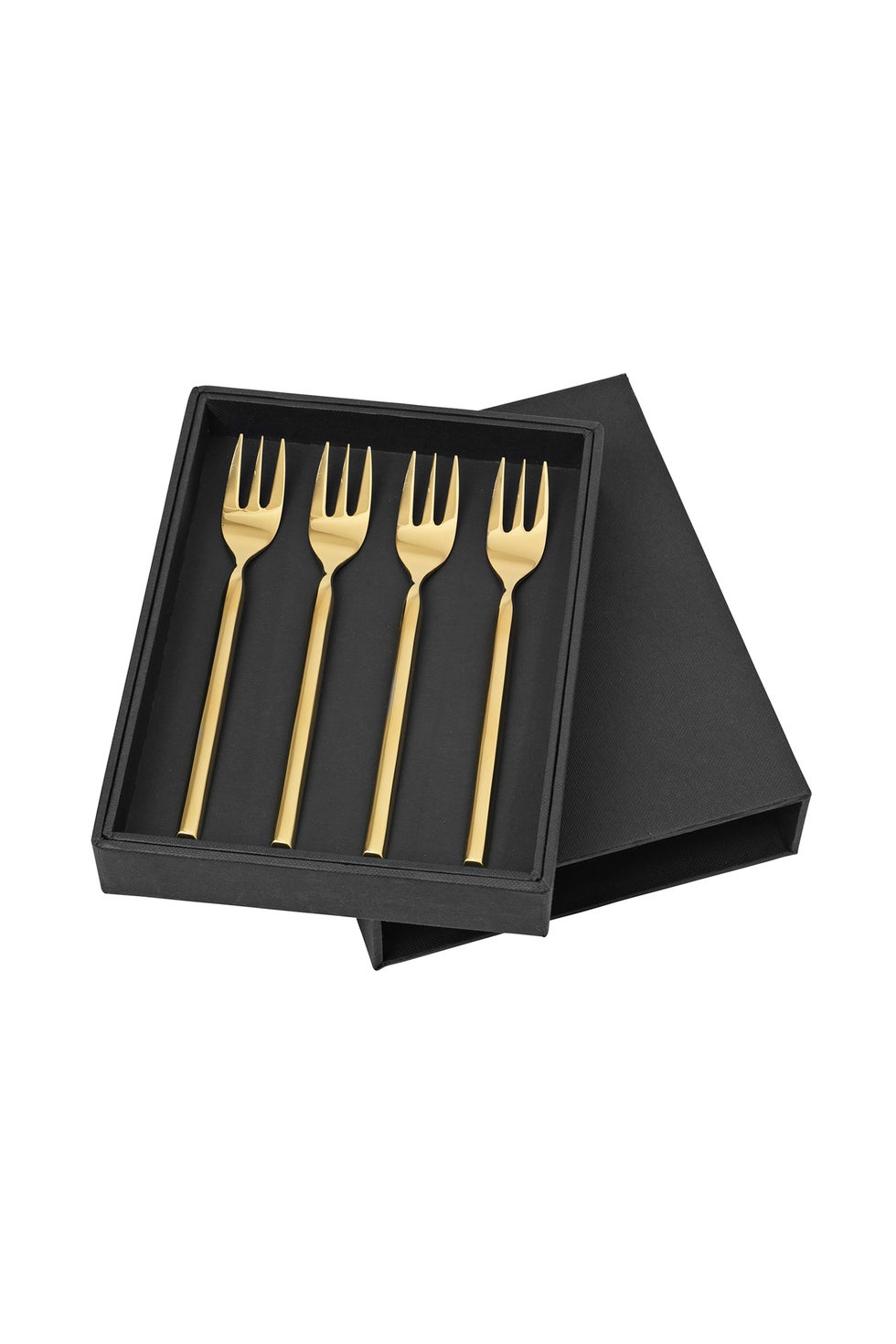 BROSTE Cutlery Tvis Cake Forks S/4 Gold