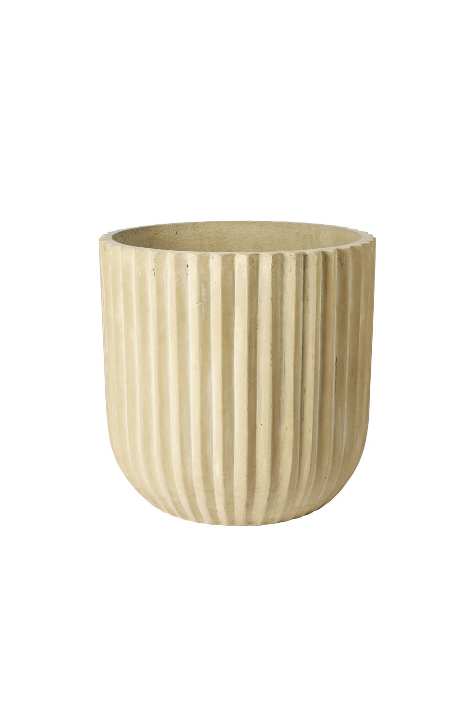 BROSTE Flowerpot Fiber Planter - Antique Beige