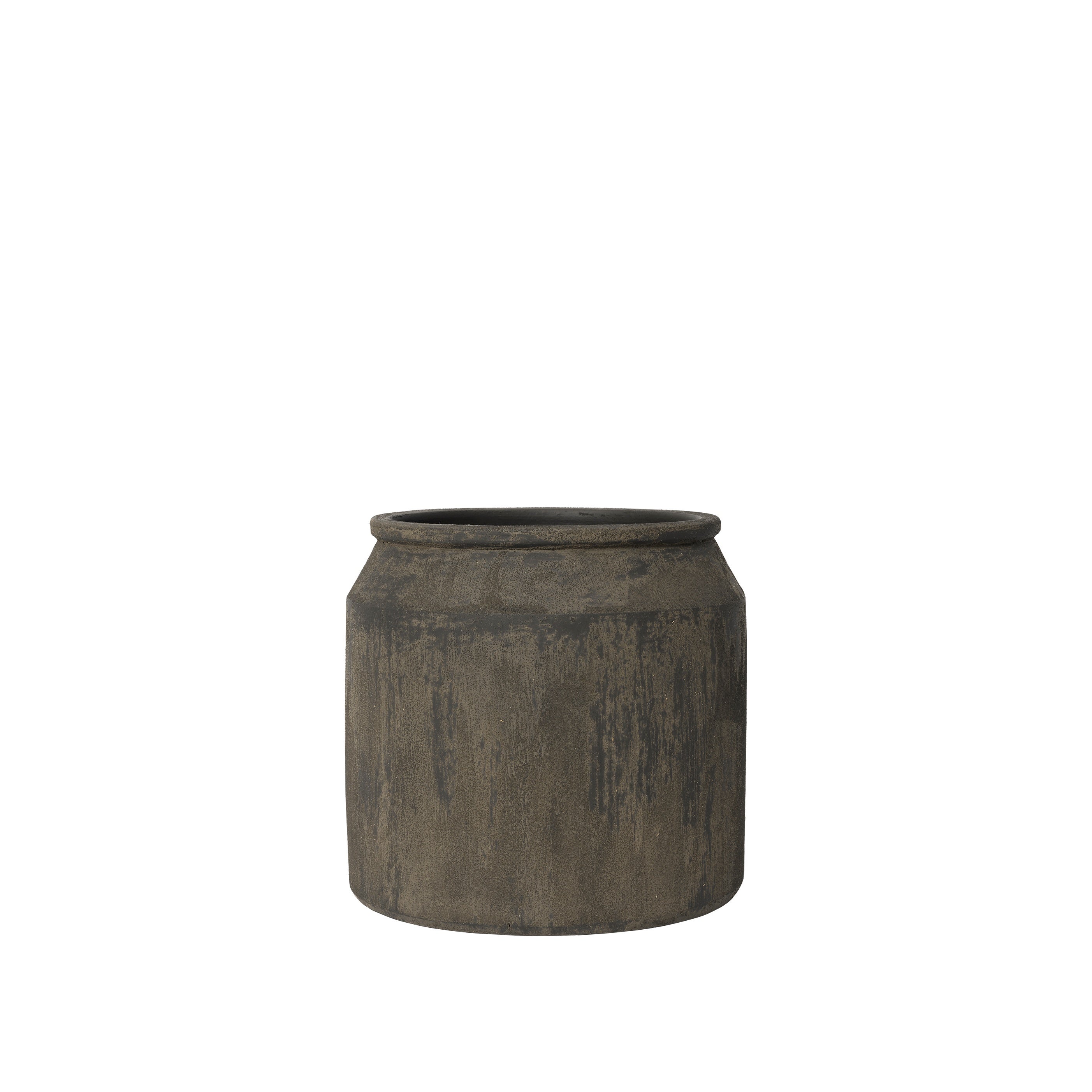 BROSTE Flowerpot Uma Large - Rustic Dark Brown 