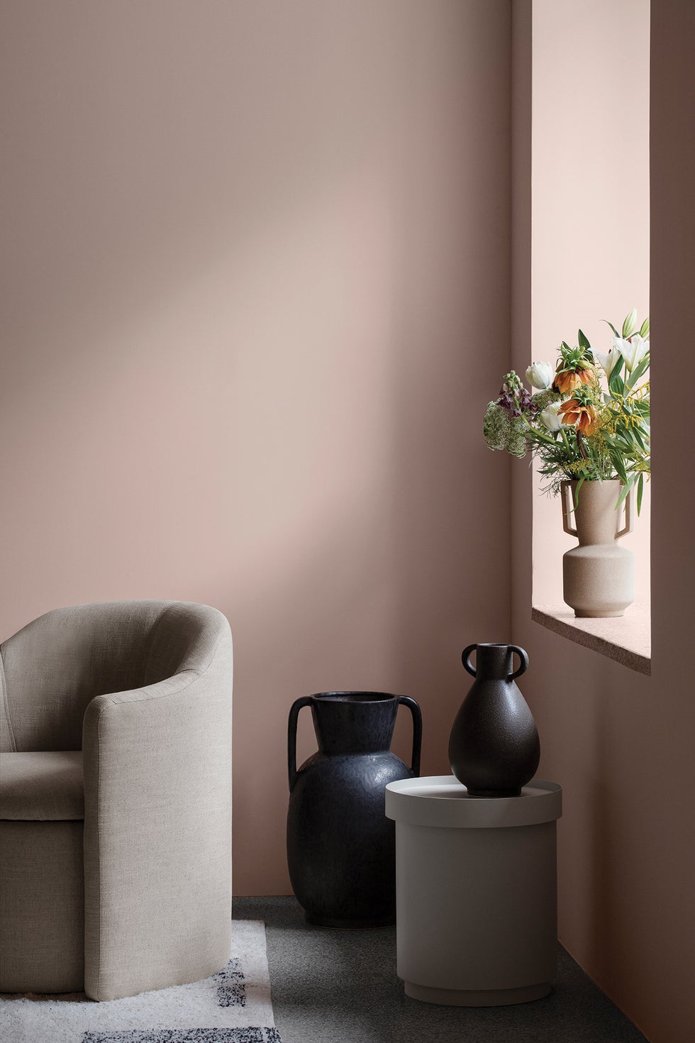 BROSTE Vase Simi Small - Antique Brown