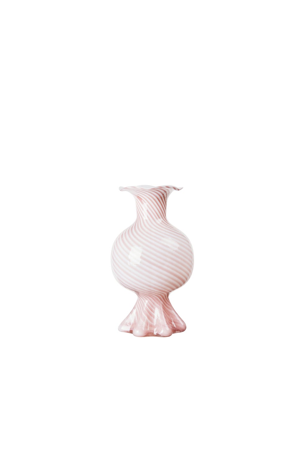 BROSTE Vase Mella - Fairy Pink/Off White*