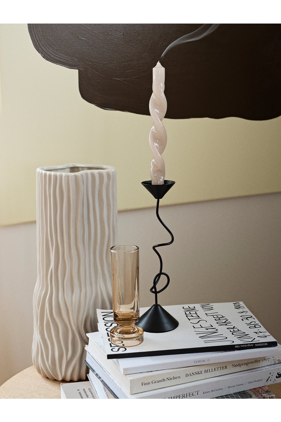 BROSTE Vase Magny Tall - Castle Beige*