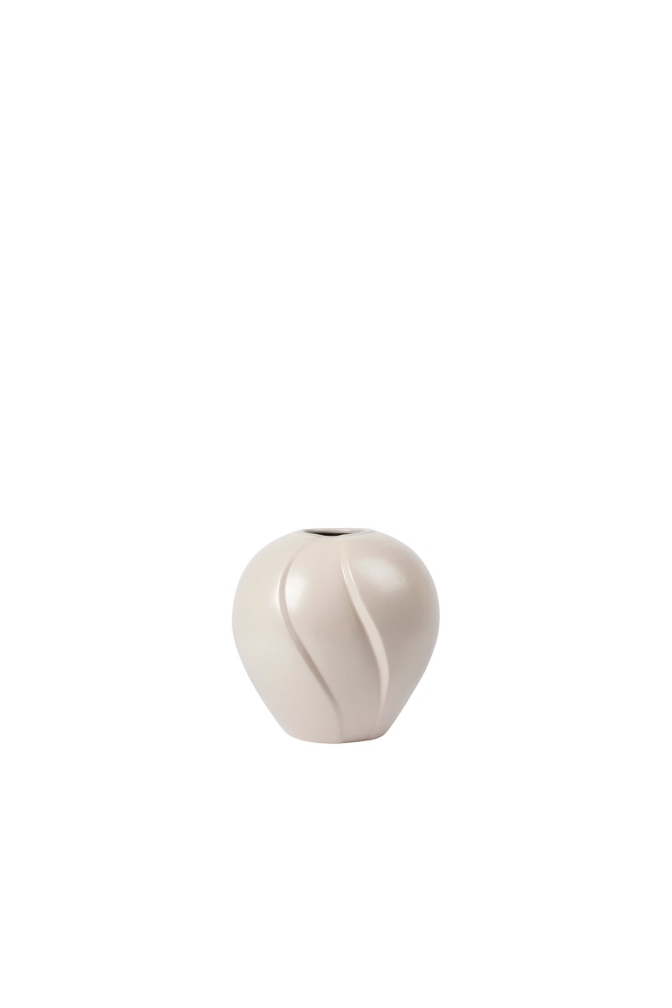 BROSTE Vase Leda Small - Grey Sand*