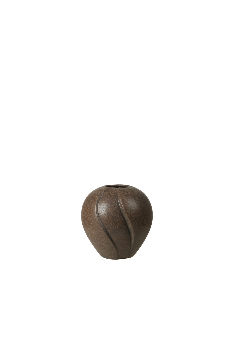 BROSTE Vase Leda Small - Antique Brown