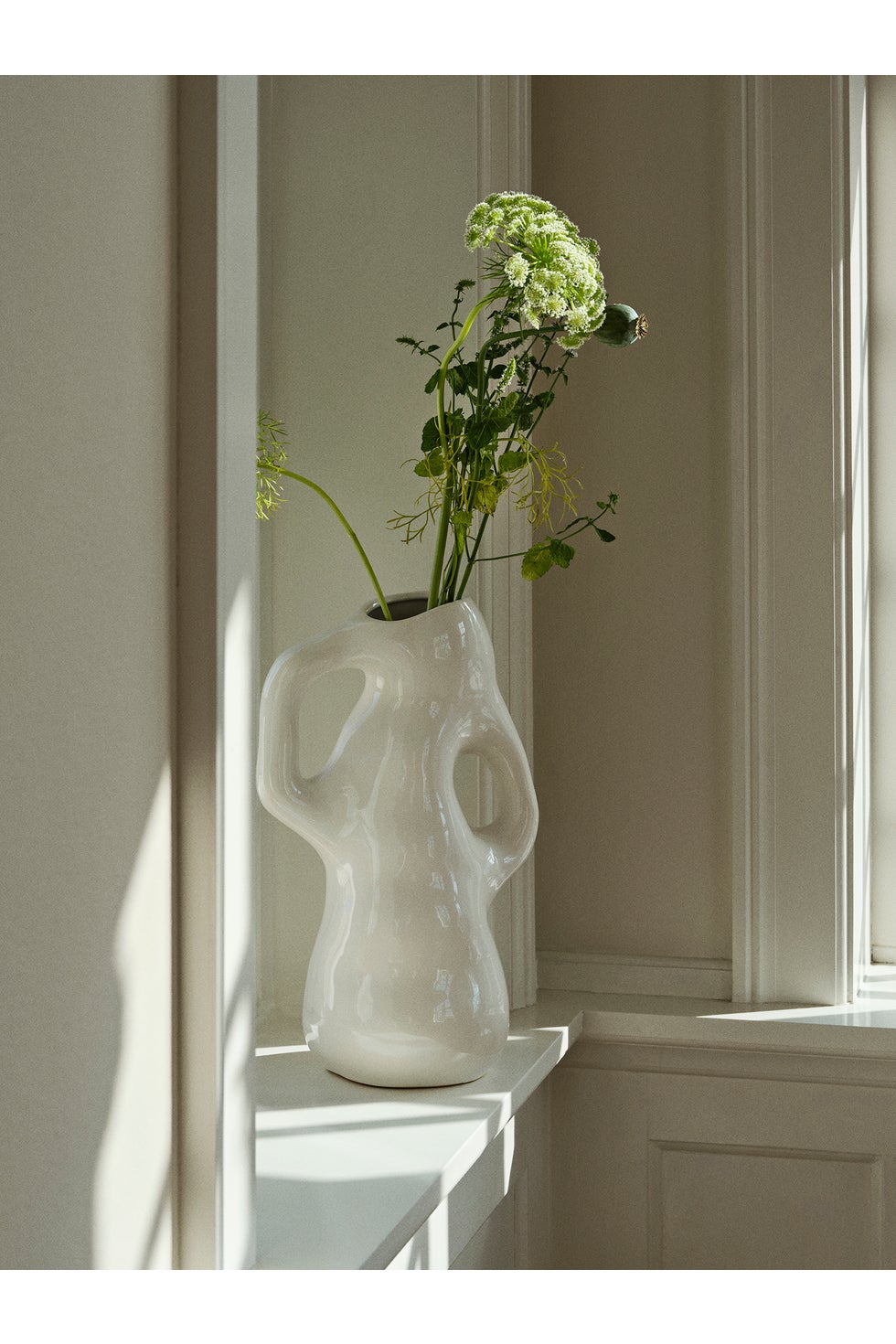 BROSTE Vase Isolde - White
