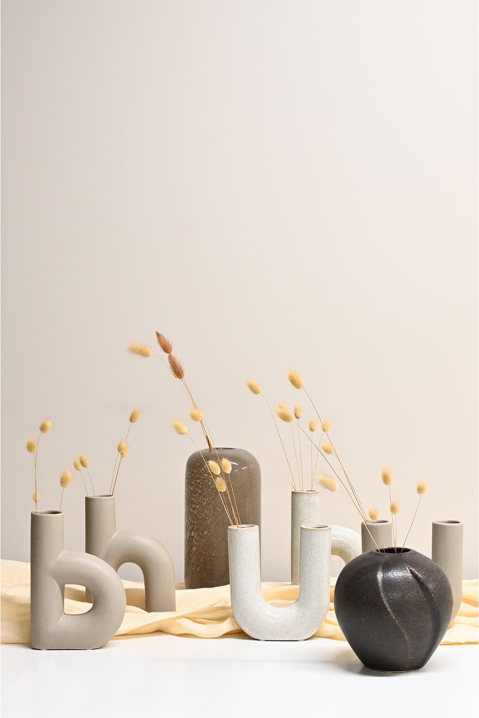 BROSTE Vase Hector U - Rainy Day Grey