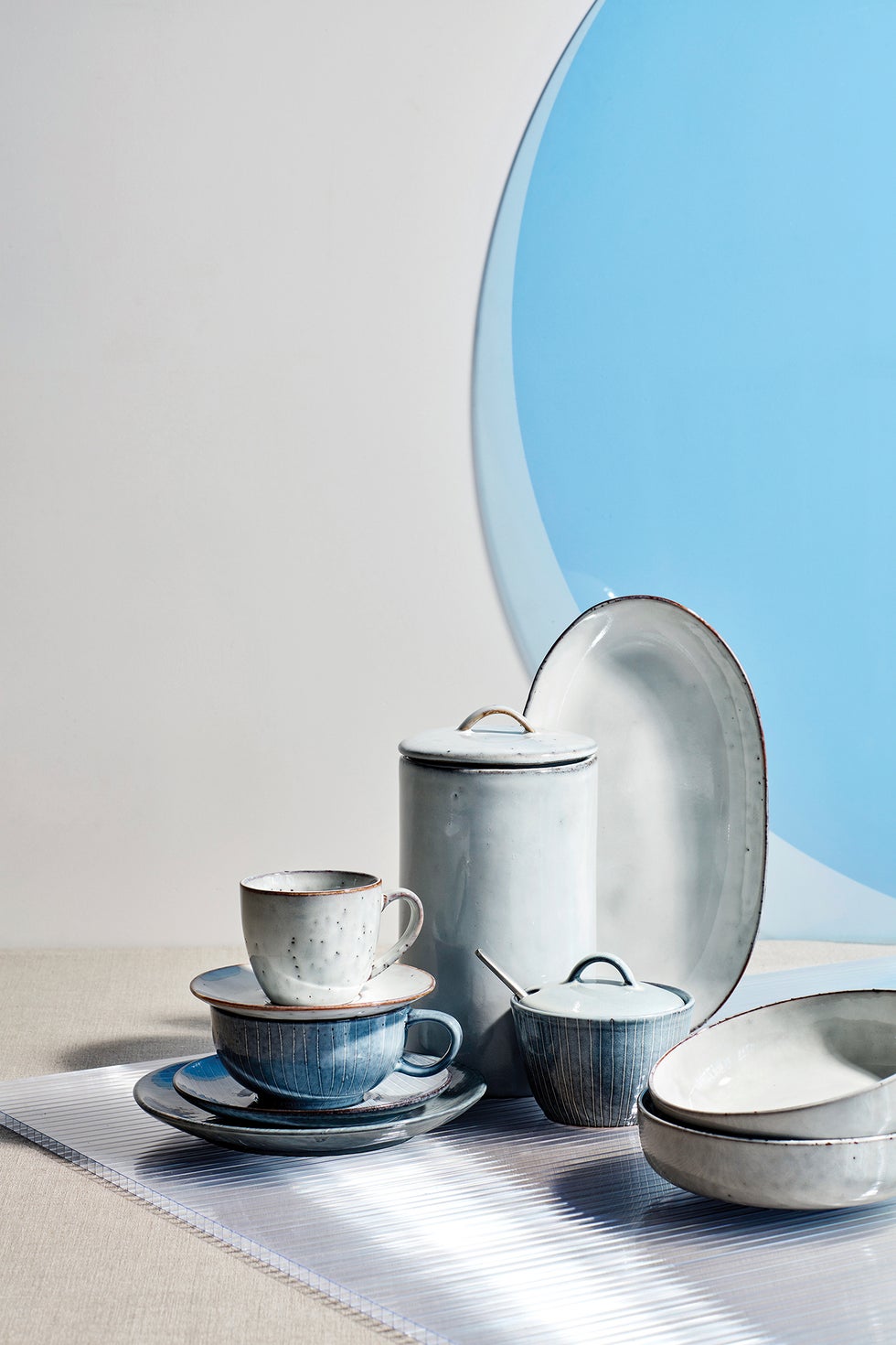 BROSTE Nordic Sea Cup w/Saucer