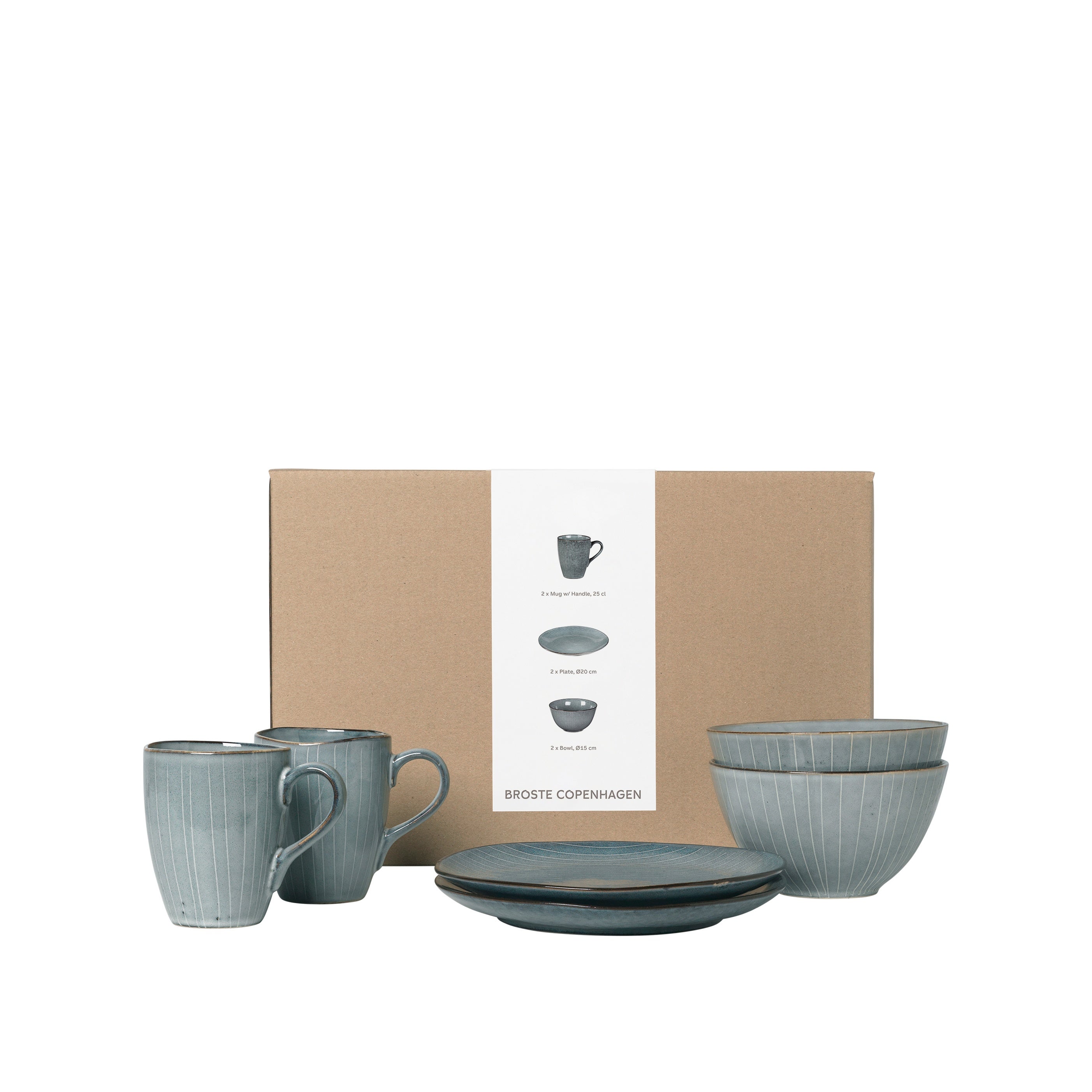 BROSTE Nordic Sea Breakfast Set for 2