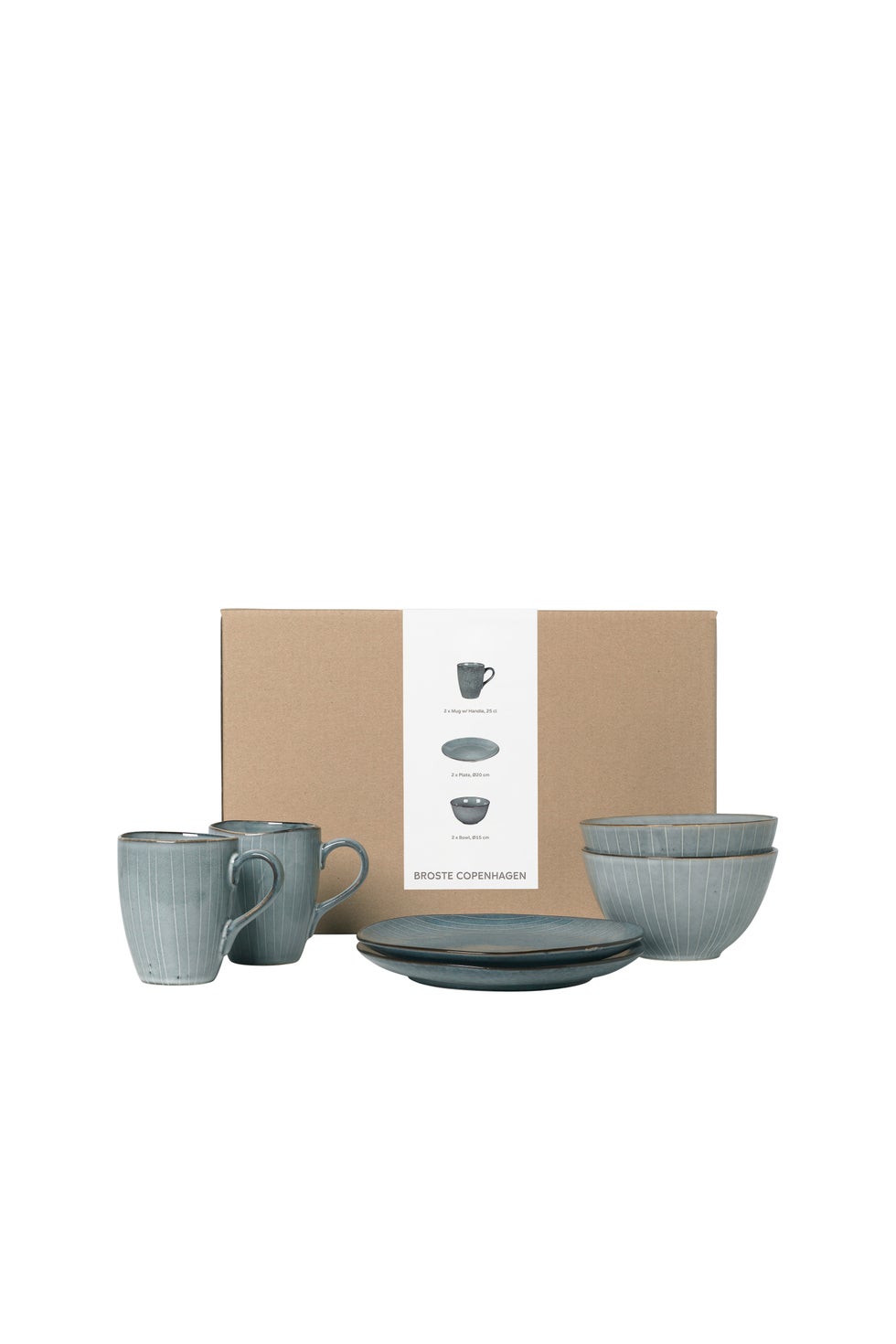 BROSTE Nordic Sea Breakfast Set for 2