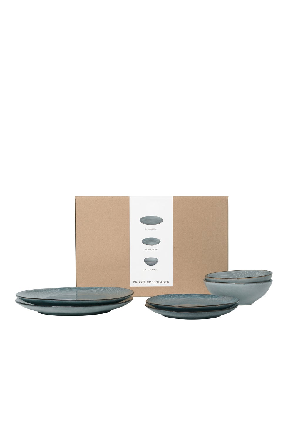 BROSTE Nordic Sea Dinner Set for 2