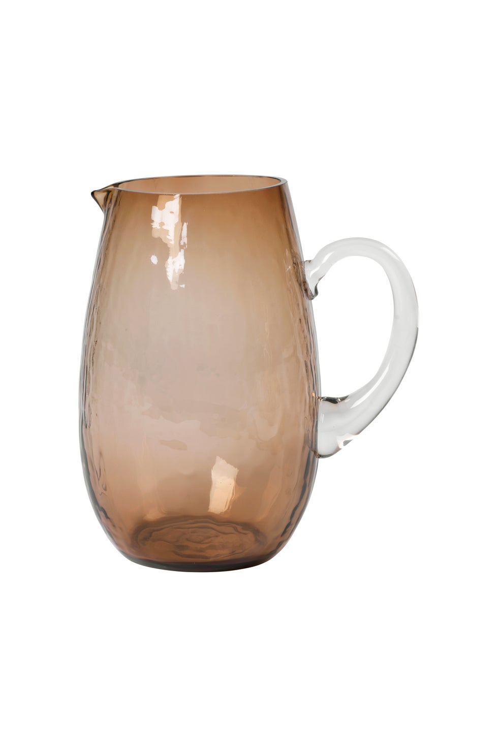 BROSTE Hammered Jug Brown