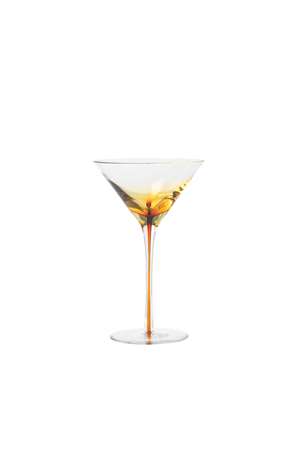 BROSTE Amber Martini Glass