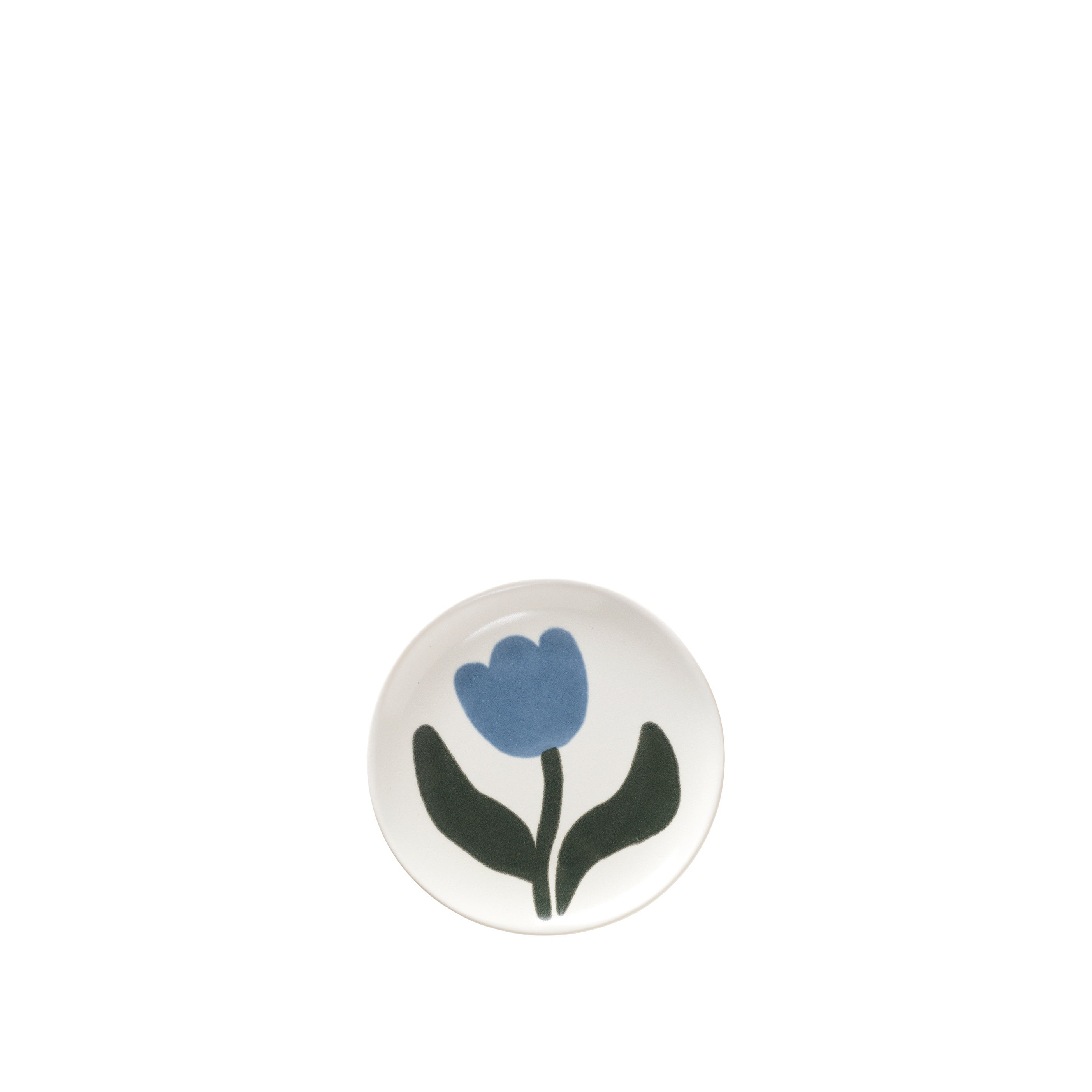 BROSTE Dora Side Plate - Dusty Blue/Agave Green