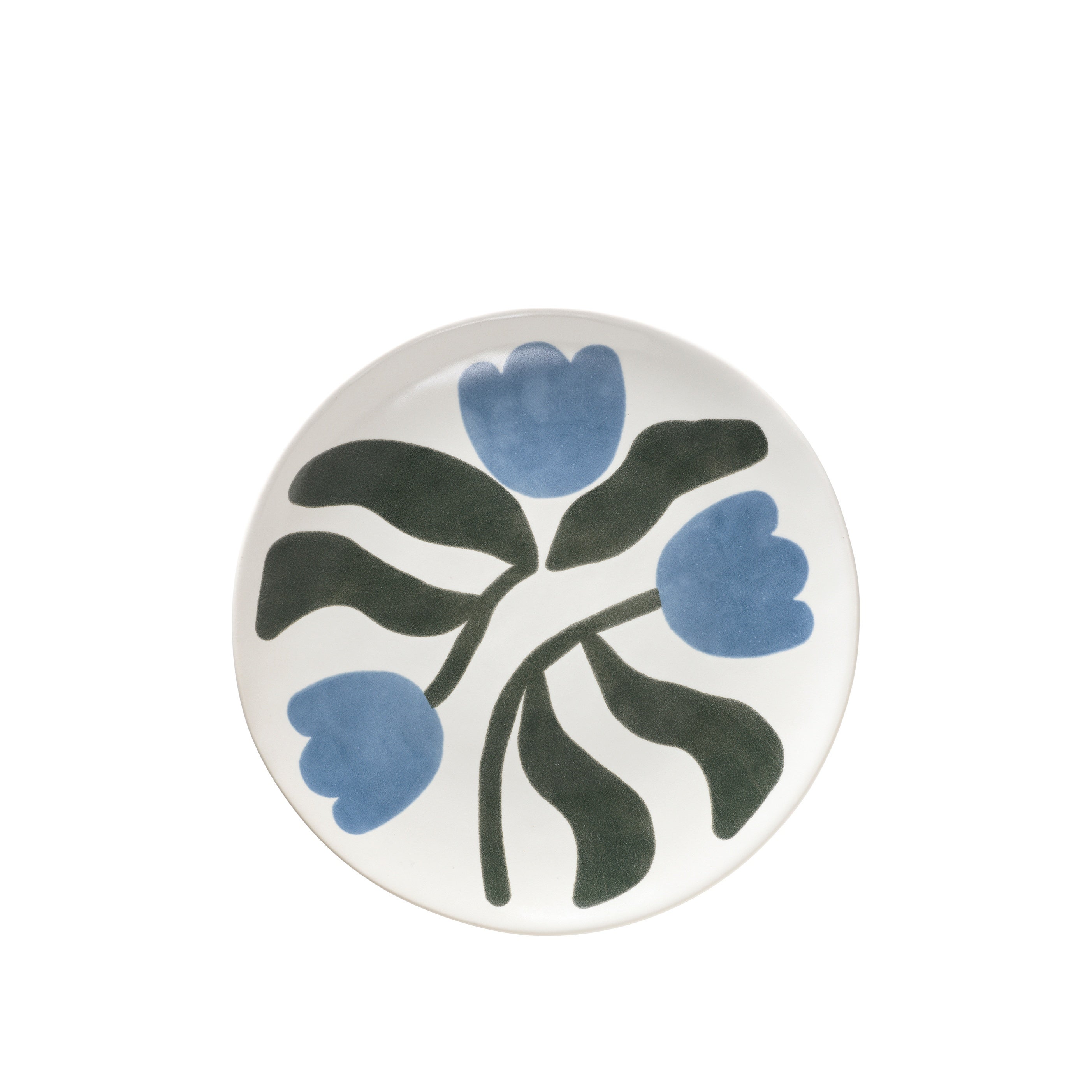 BROSTE Dora Dinner Plate - Dusty Blue/Agave Green