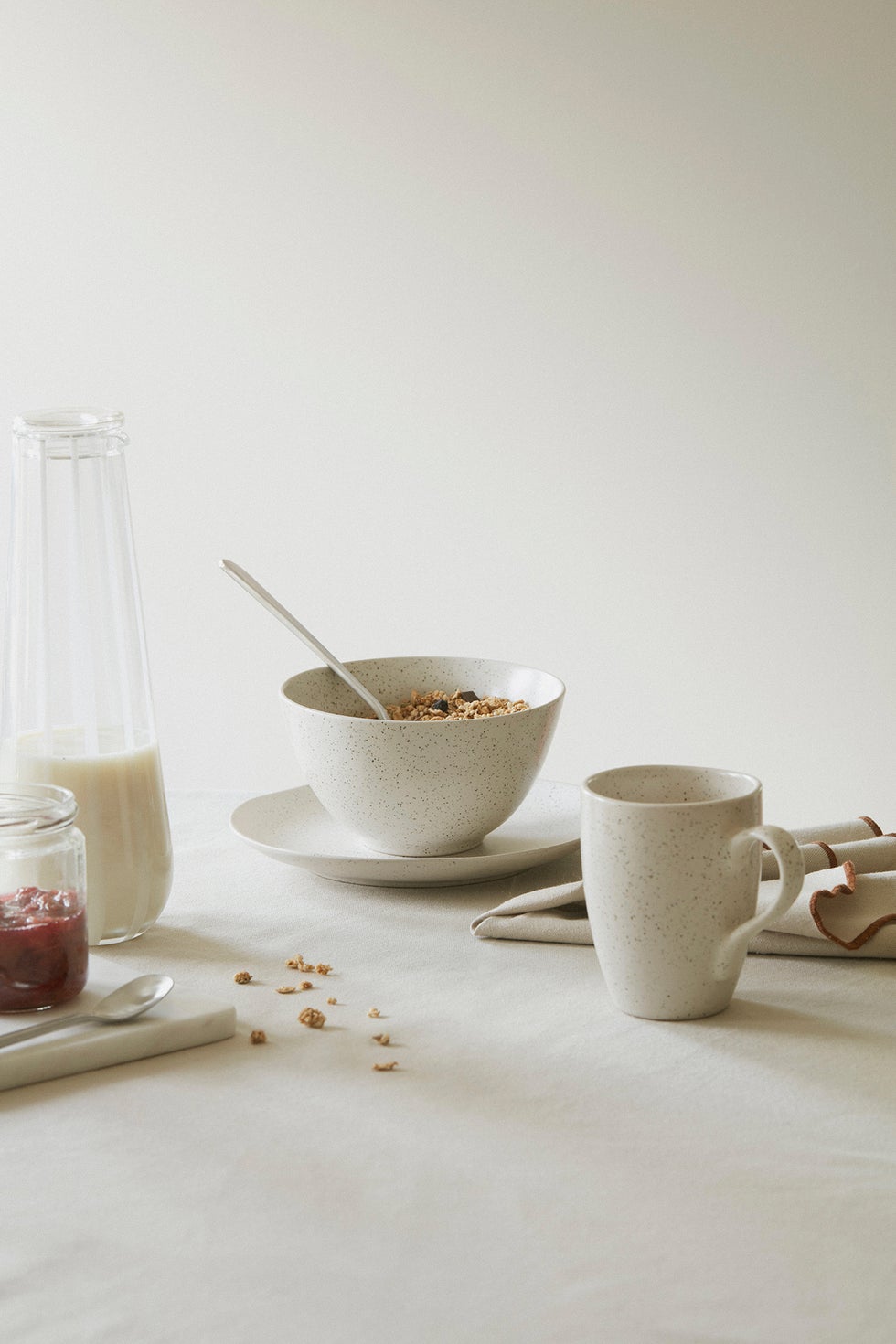 BROSTE Nordic Vanilla Mug w/Handle