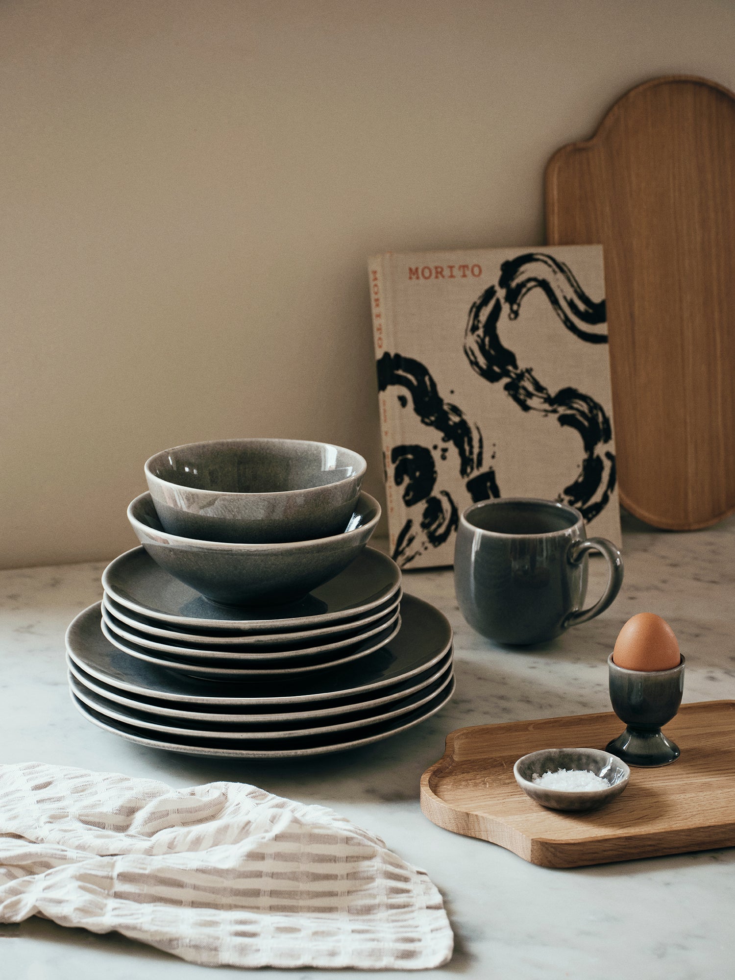 BROSTE Nordic Rain Dinner Plate